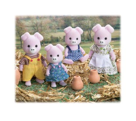 Calico Critters: Pigglywink Pig Family — QVC.com