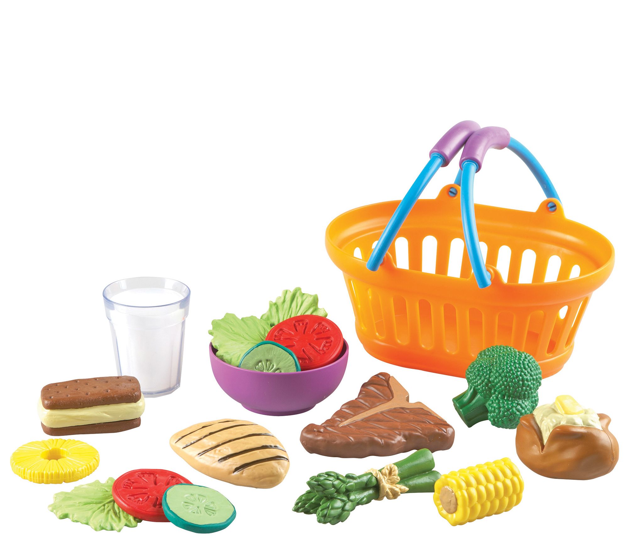 Learning Resources New Sprouts 18-Piece Dinner asket Set