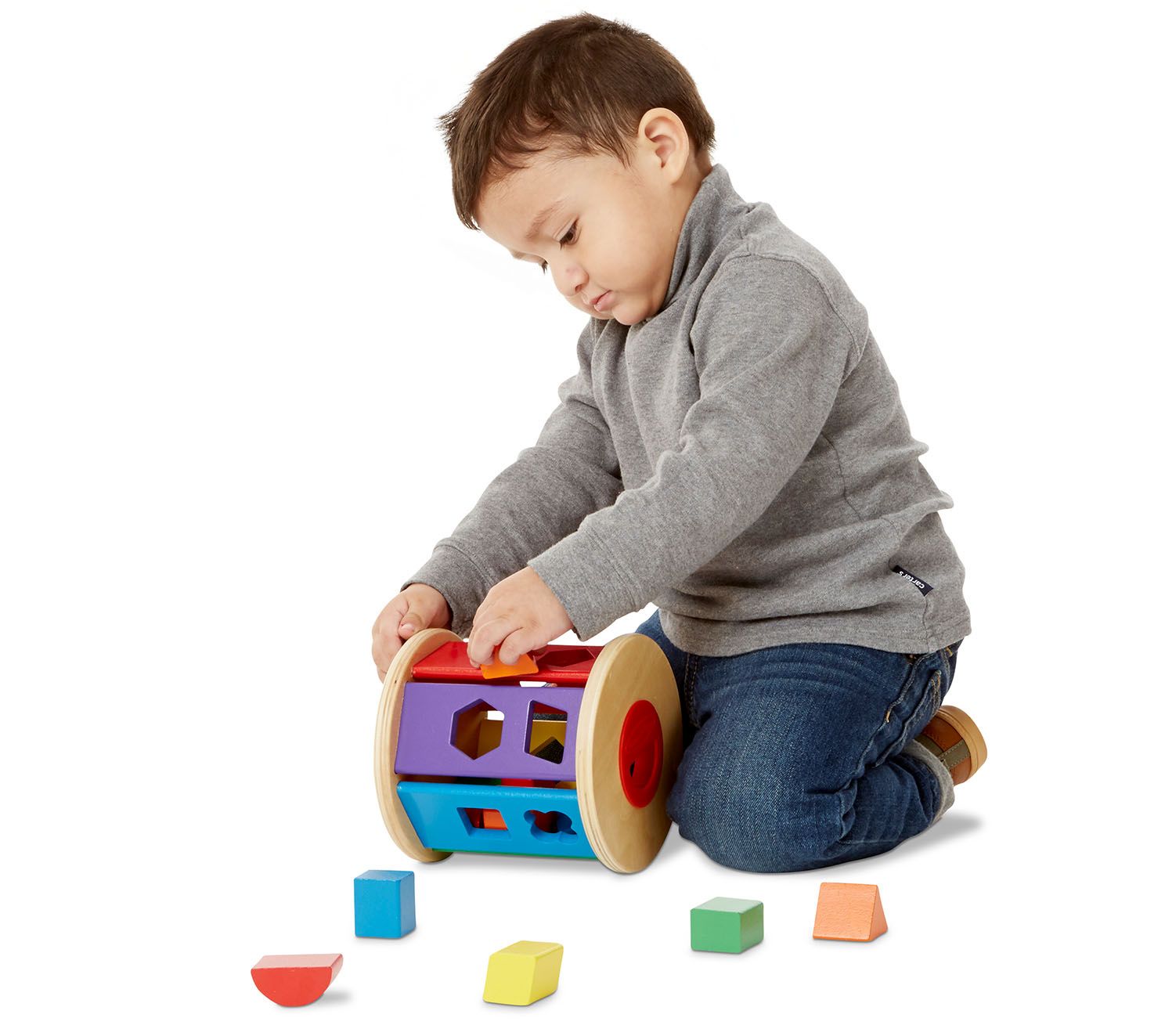 Melissa & Doug Match & Roll Shape Sorter