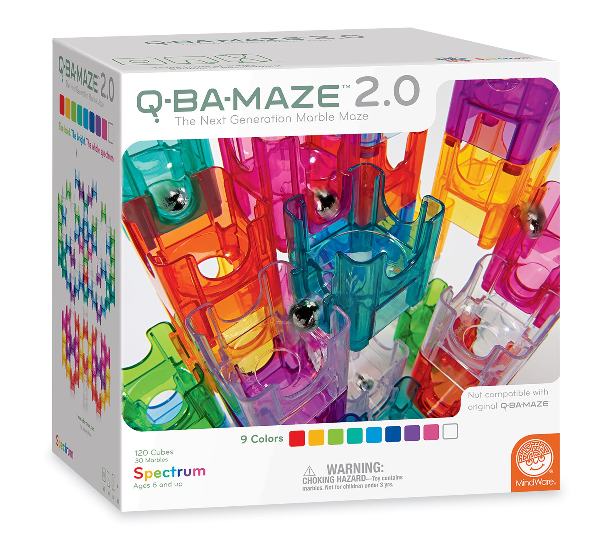 MindWare QBAMAZE 2.0 Marble Run Spectrum Set