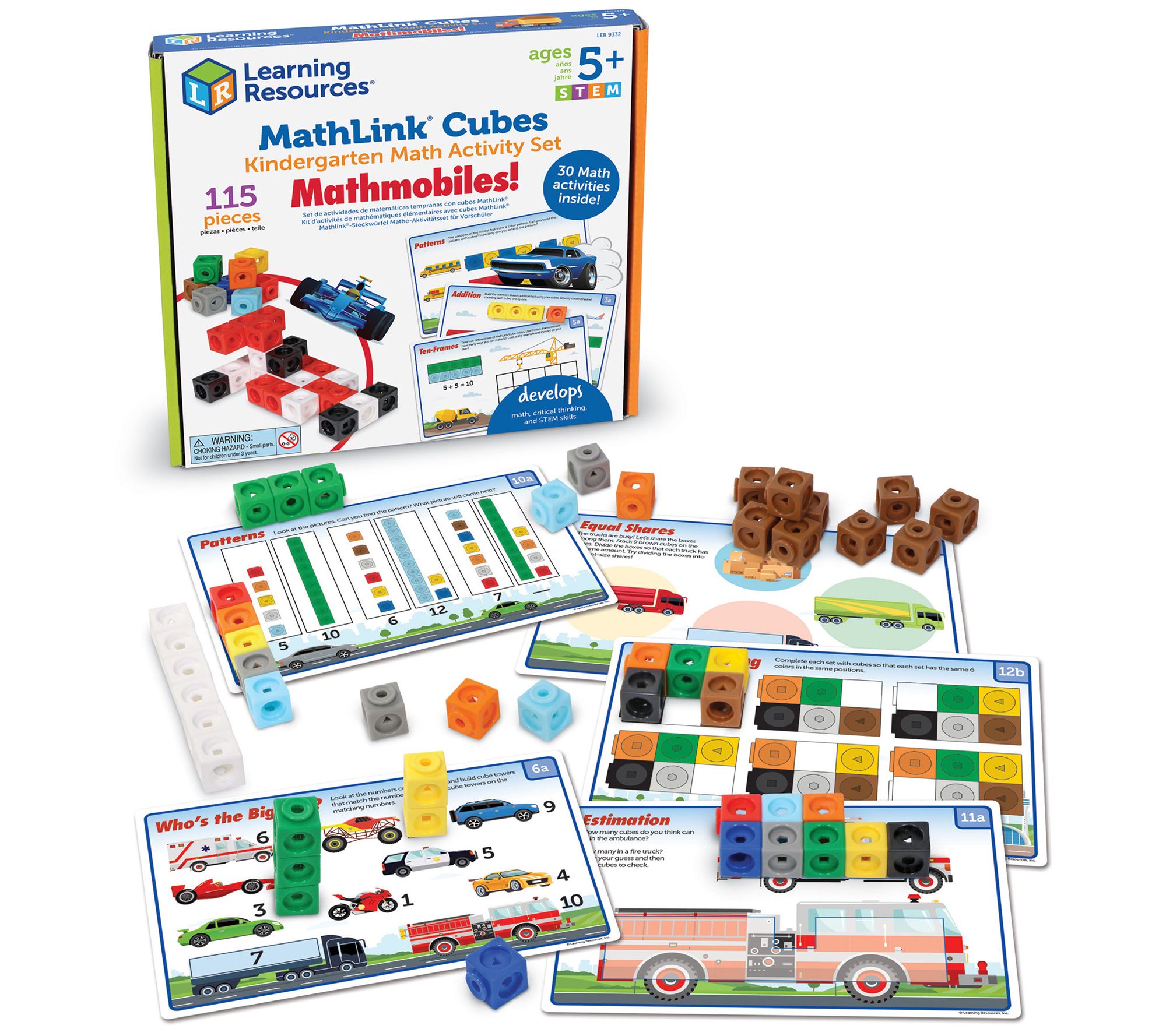 Learning Resources Mathlink Cubes Kindergarten t Mathmobiles