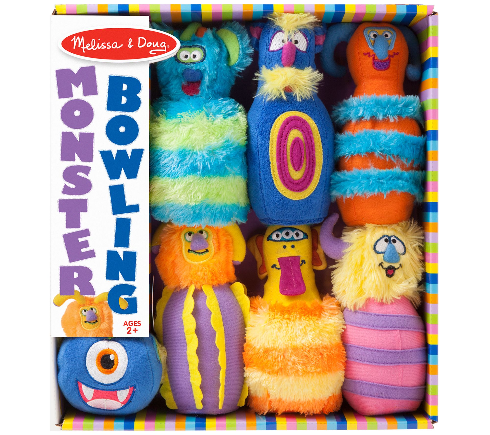 melissa and doug plush bowling set