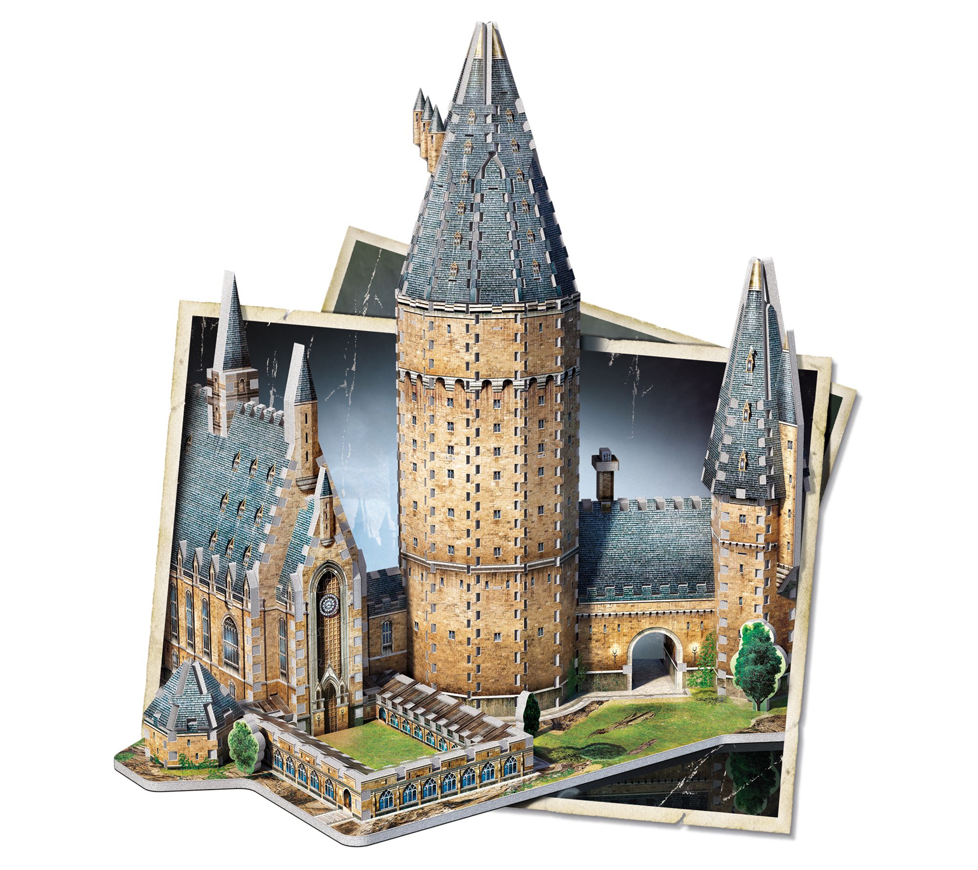 Wrebbit 3 D Harry Potter Hogwarts Great Hall 850 Piece Puzzle QVC Com   T131438.002