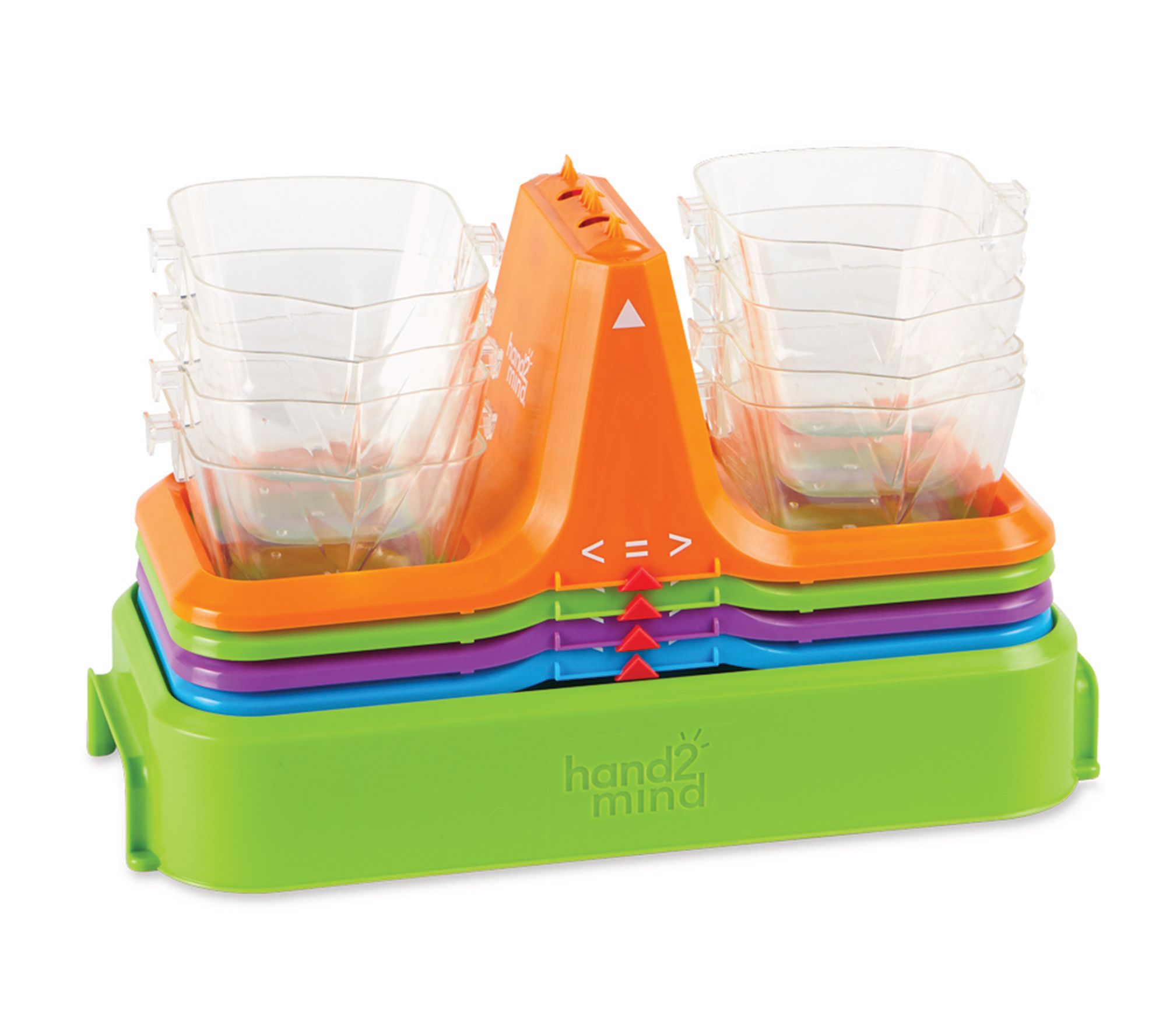 hand2mind Set of 4 Nestable Bucket Balance