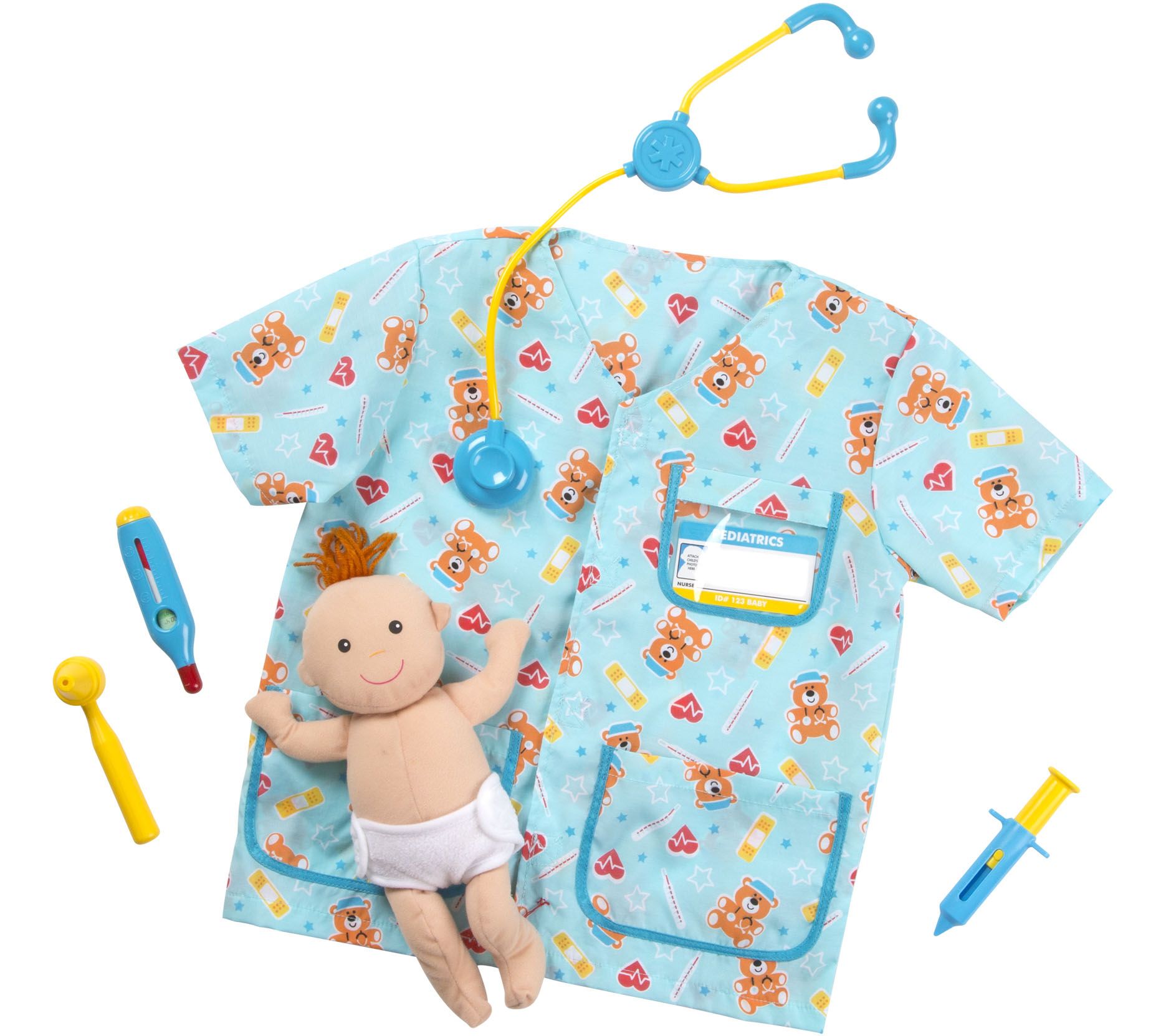 Melissa & Doug Pediatric Nurse Role Play Costume Set