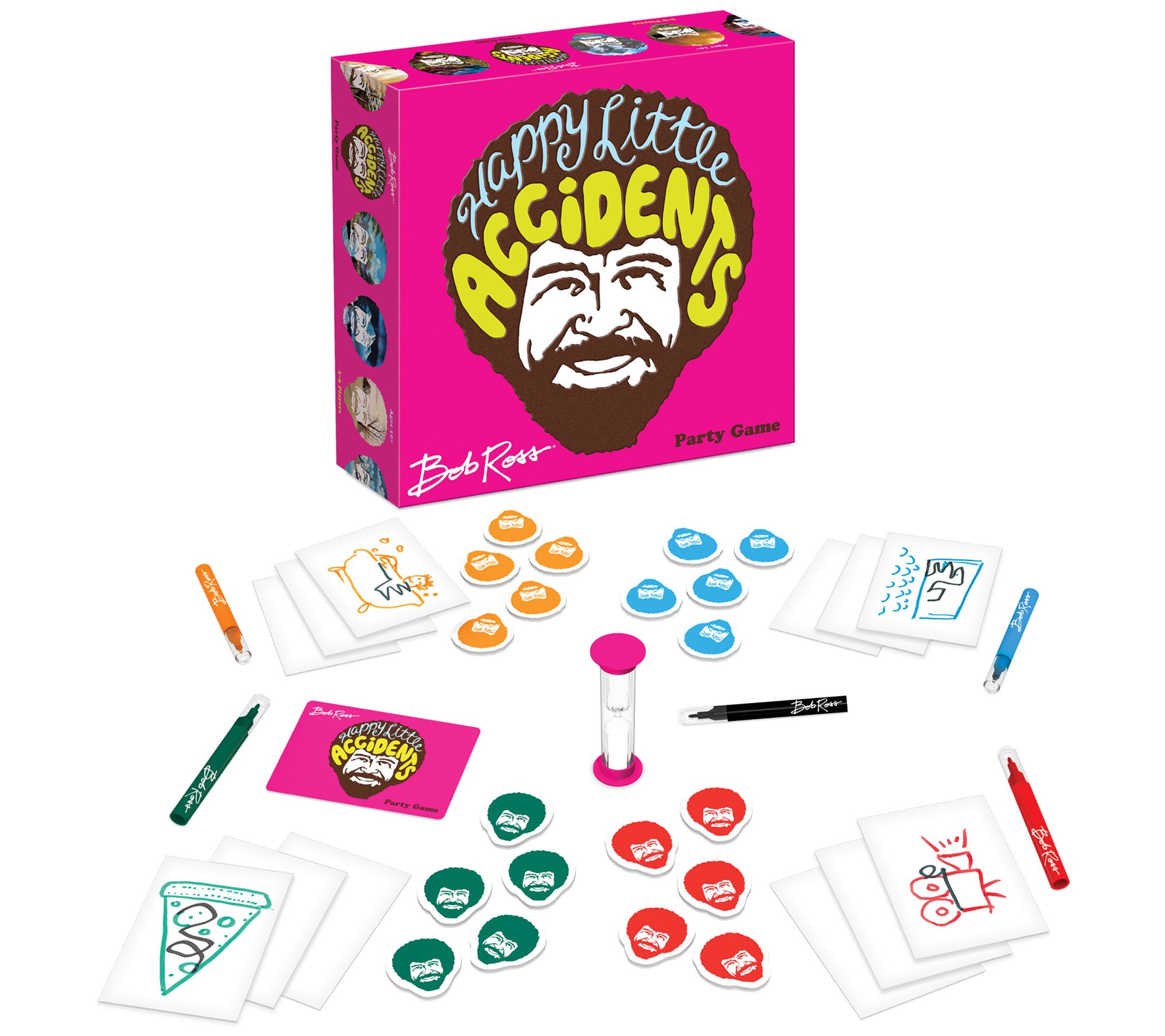 Big G Creative Bob Ross: Happy Little Accidents Party Game