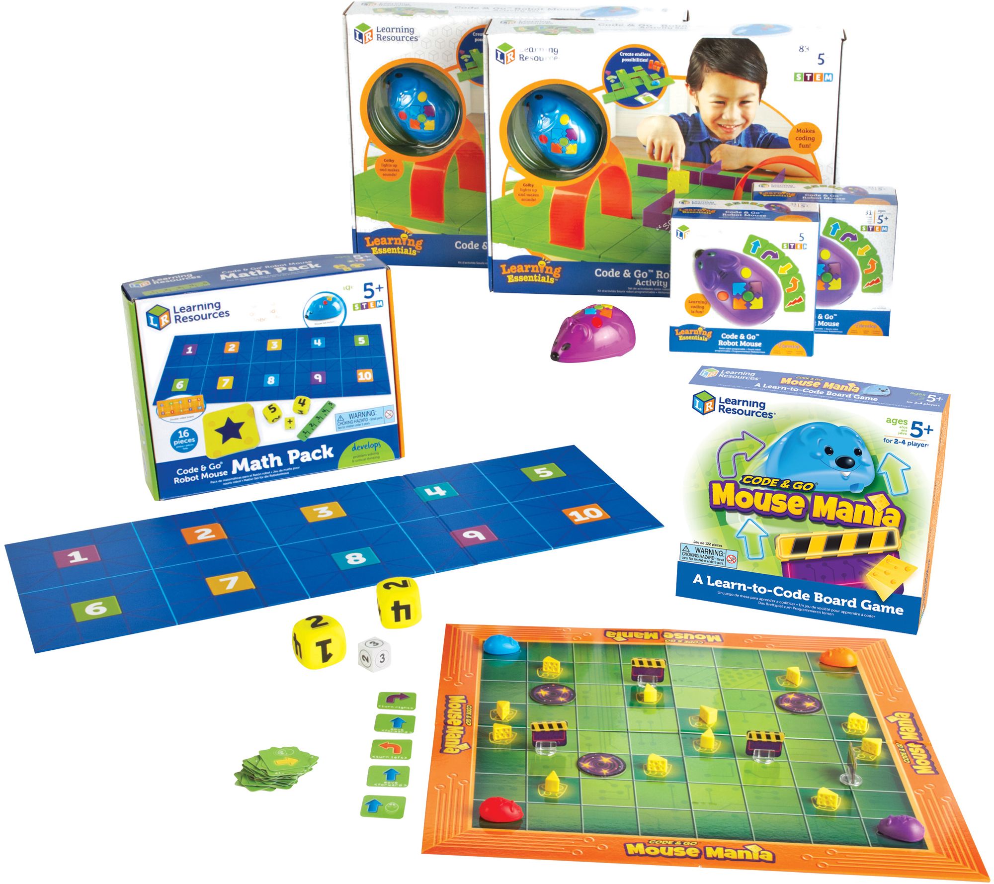 Learning Resources Code & Go Robot Mouse Classr oom Set