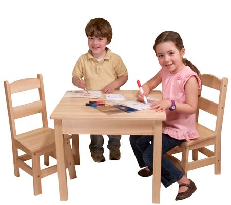 crayola wooden table & chair set