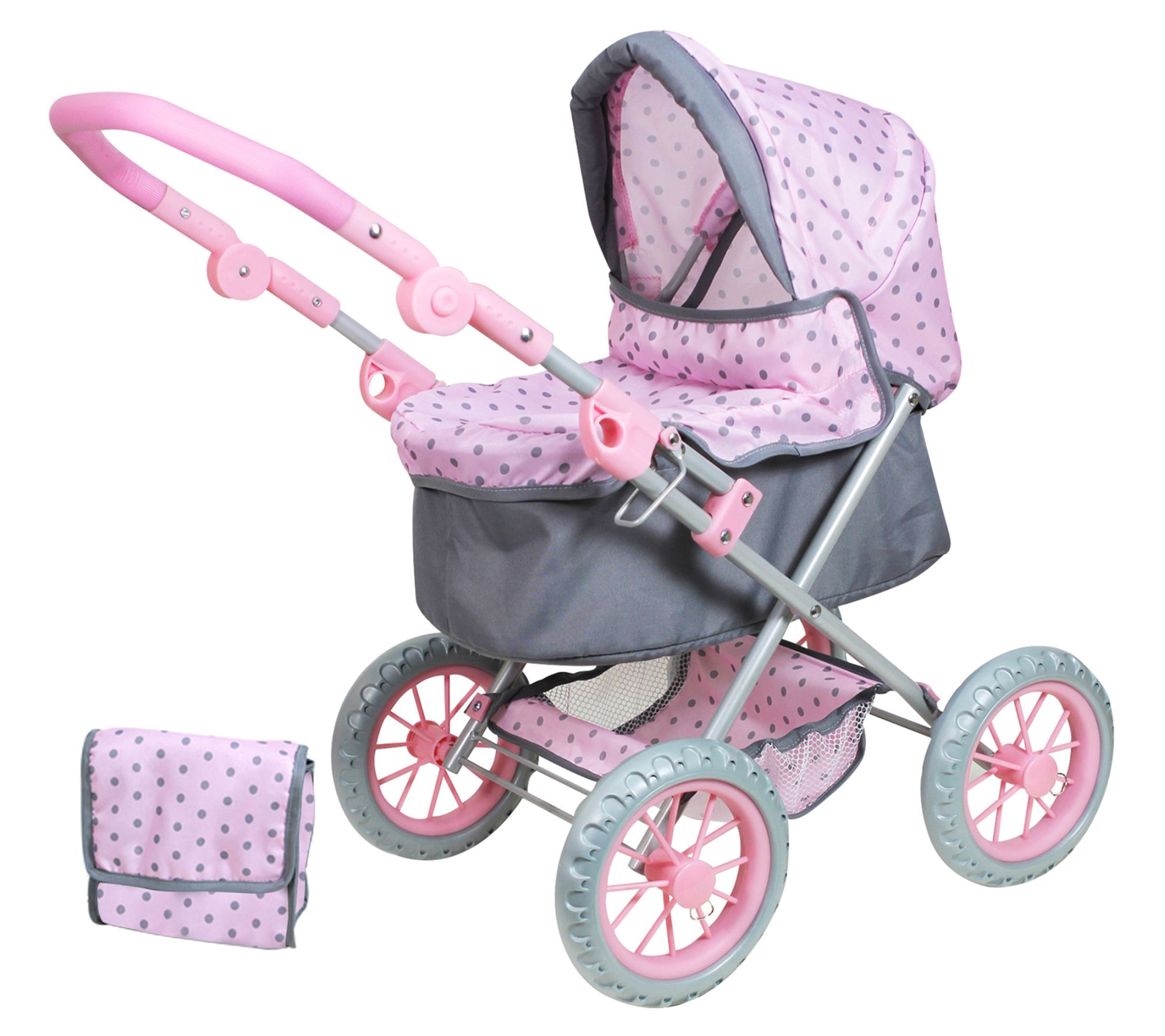 Lissi Polka Dot Doll Pram