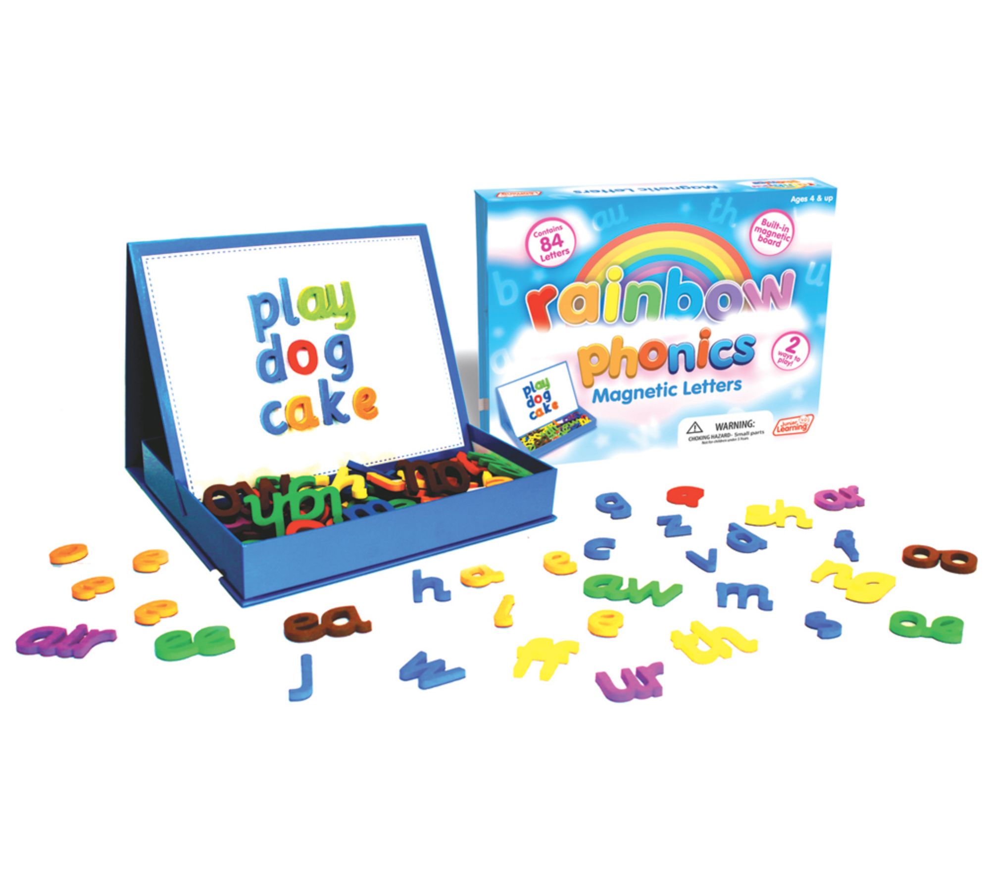 Junior Learning Rainbow Phonics Magnet Letter & Magnetic Board