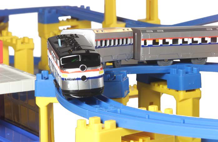 Tomy Amtrak Super Spiral Train Set — QVC.com