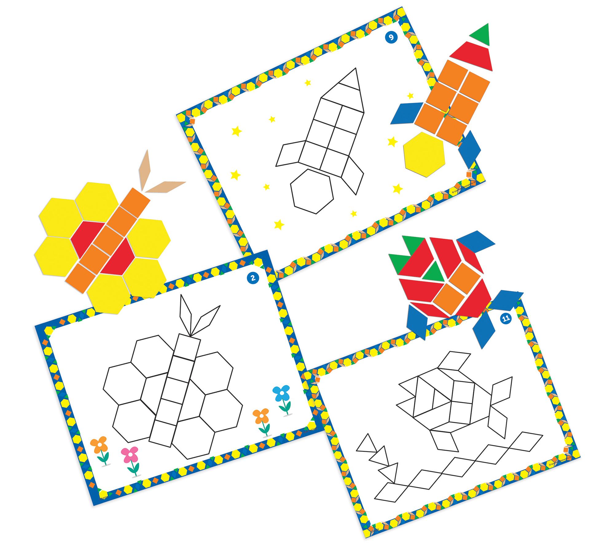 Learning Resources Pattern Block Activity Set