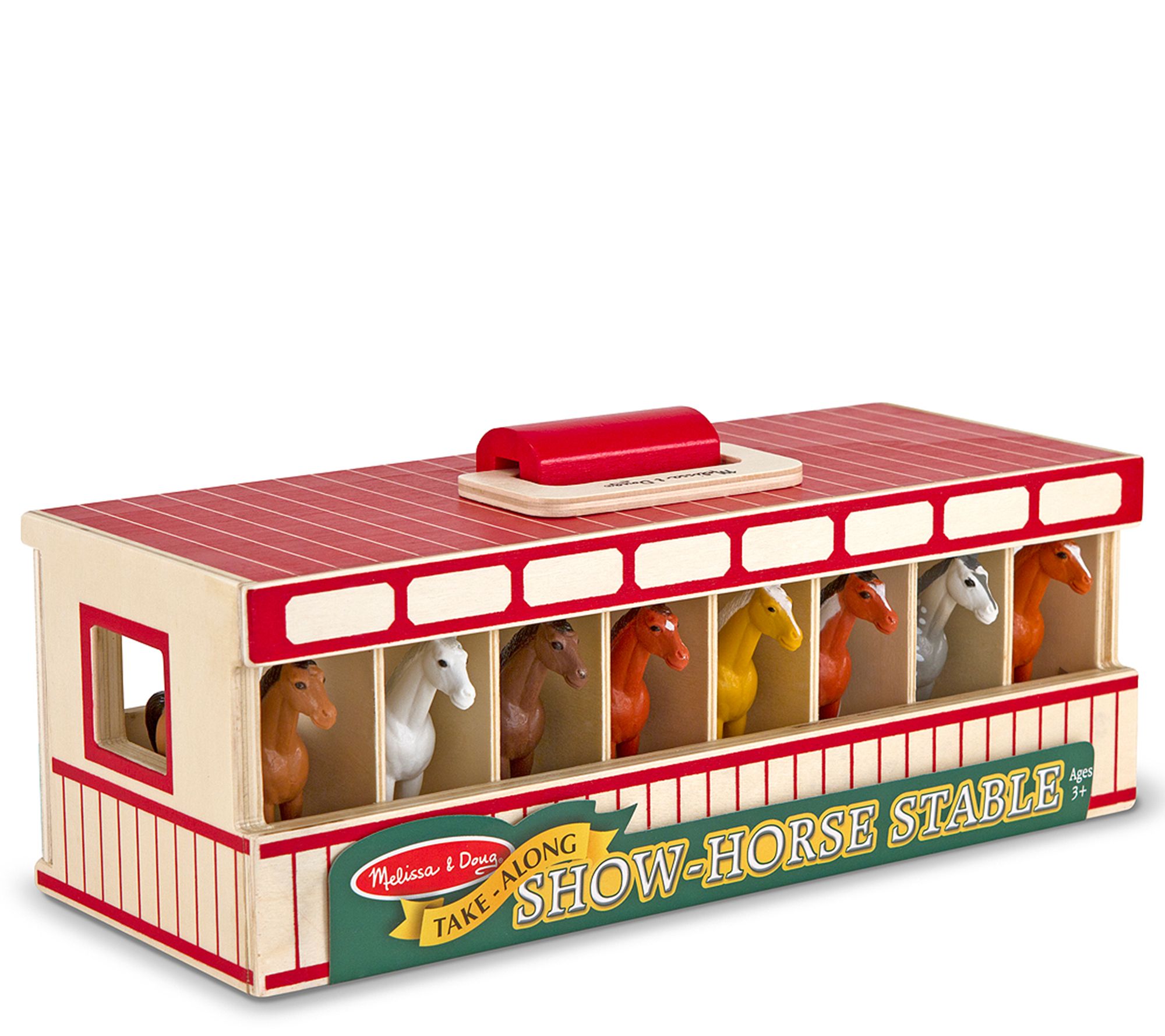 Melissa & Doug Take-Along Show-Horse Stable