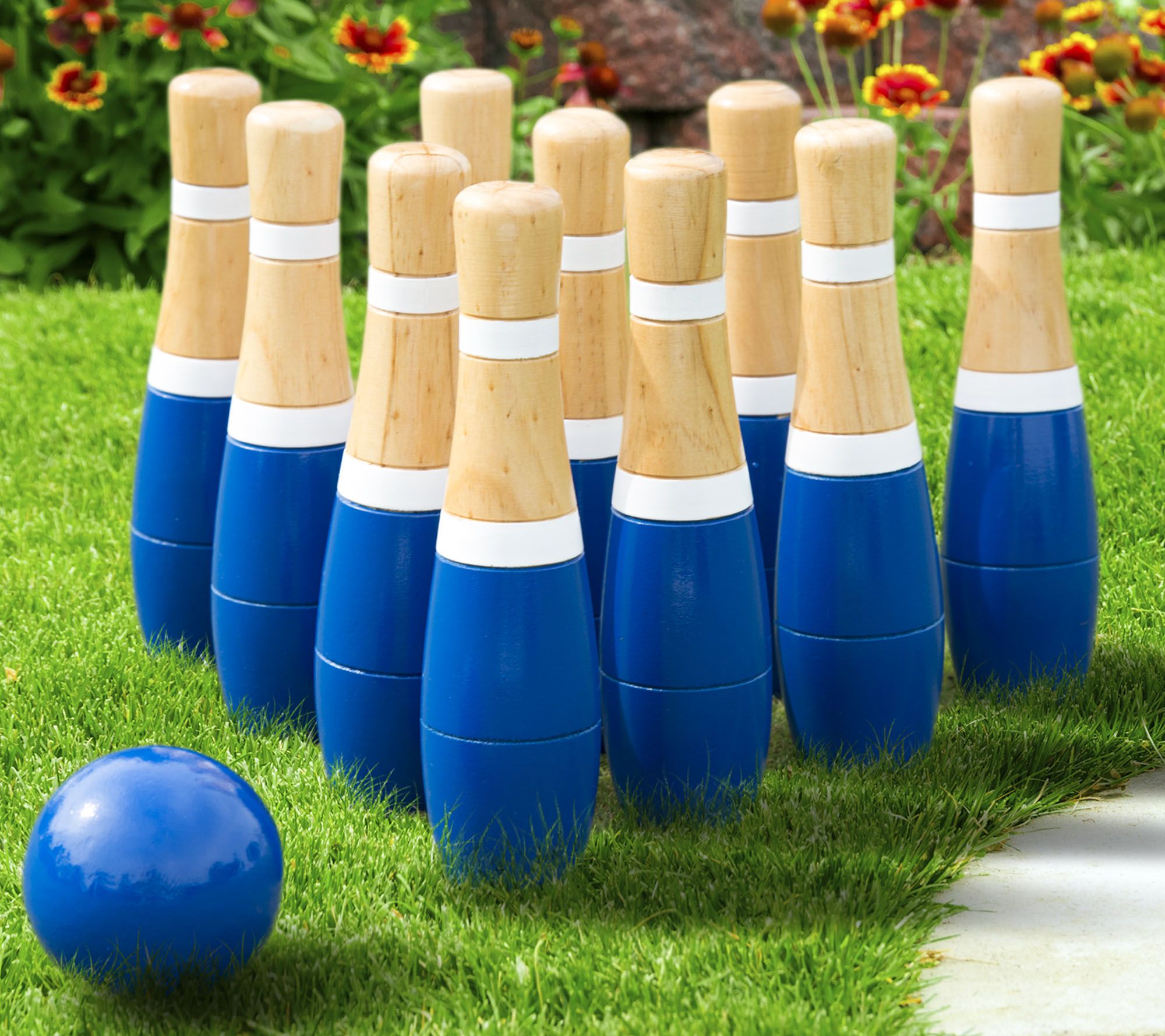 professional lawn bowling set