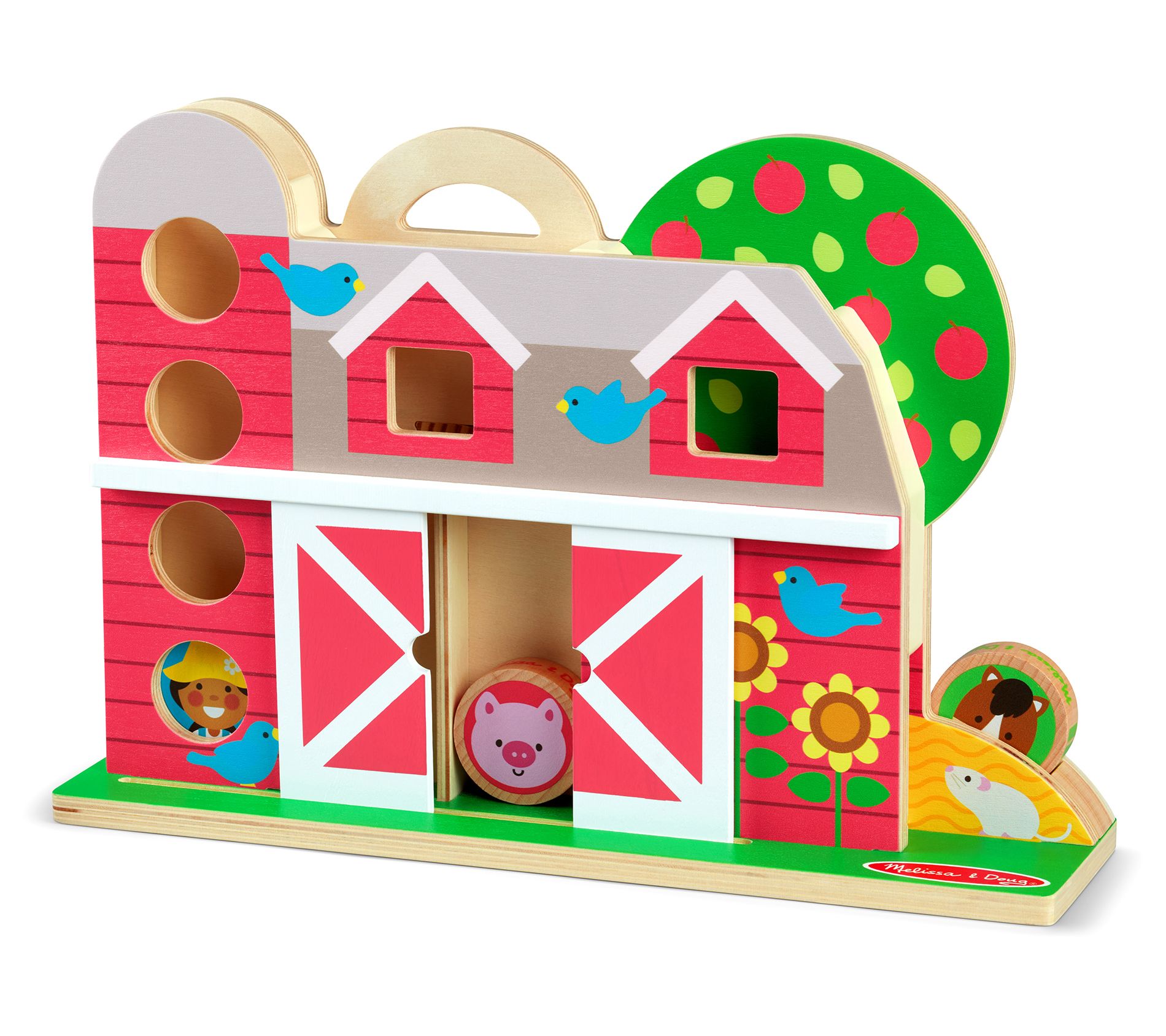 Melissa & Doug GO Tots Barnyard Tumble Play Set