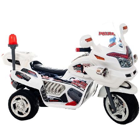 6v ride on police bike