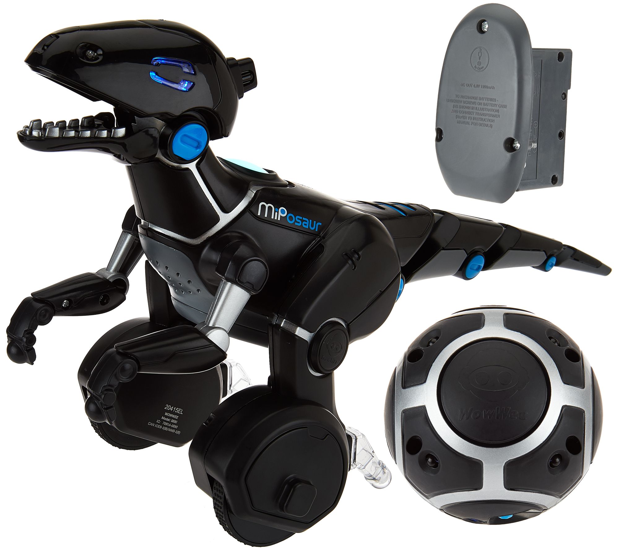 Miposaur Robotic Dinosaur w/ Charge Pack By: WowWee - Page 1 — QVC.com