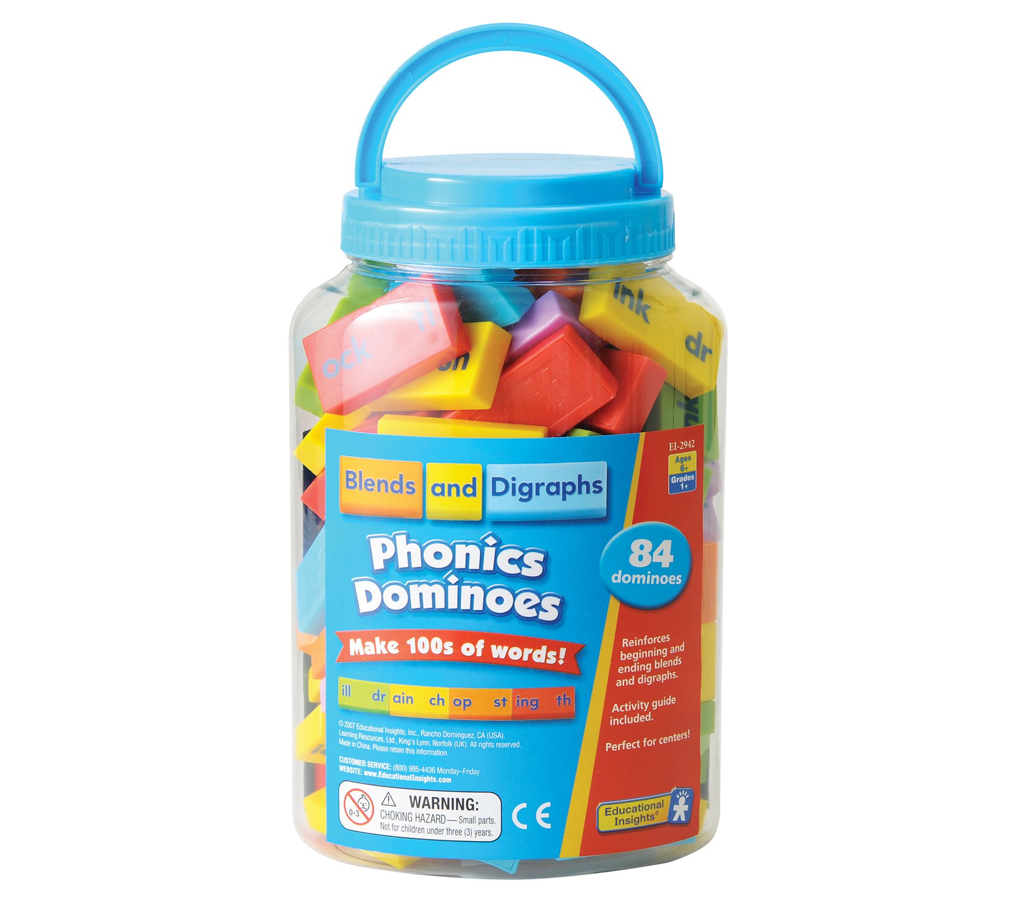 Educational Insights Phonics Dominoes Blends & igraphs