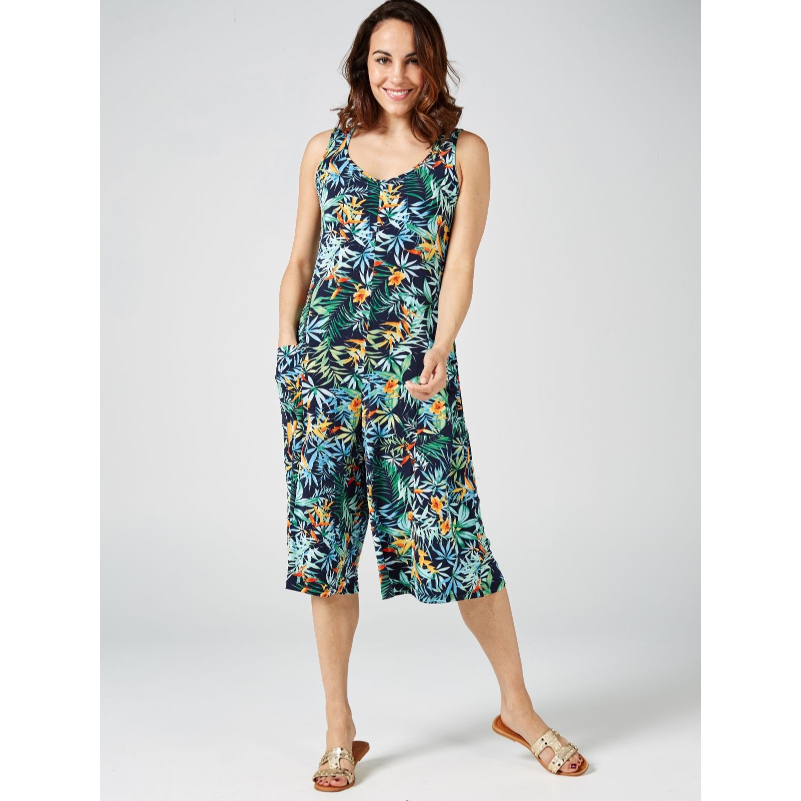 qvc kim and co jumpsuit petite