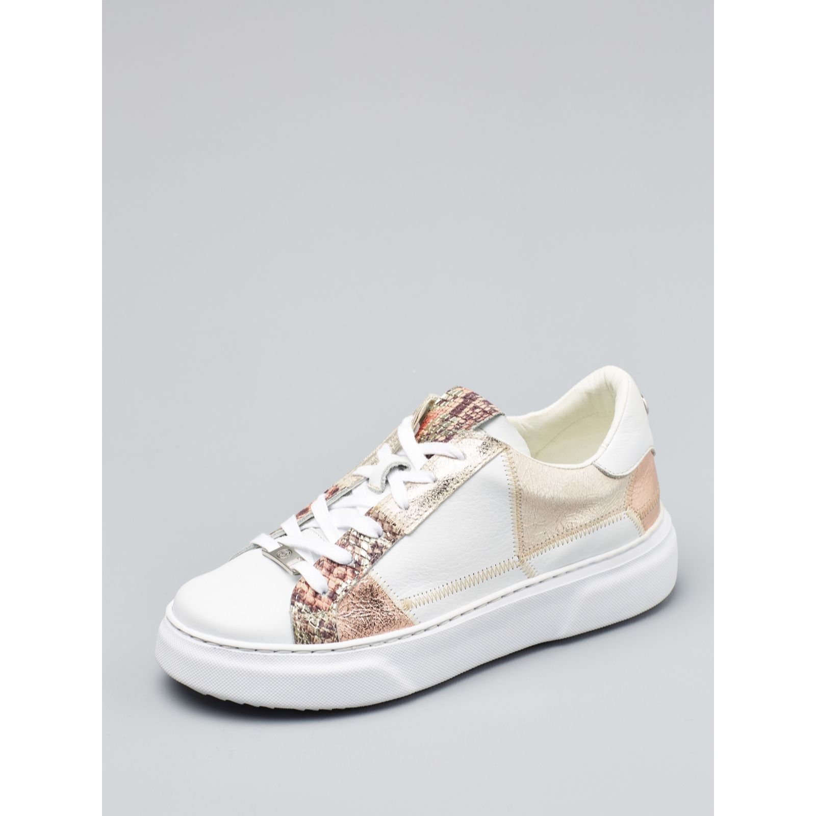 moda in pelle fianntas lace up trainers