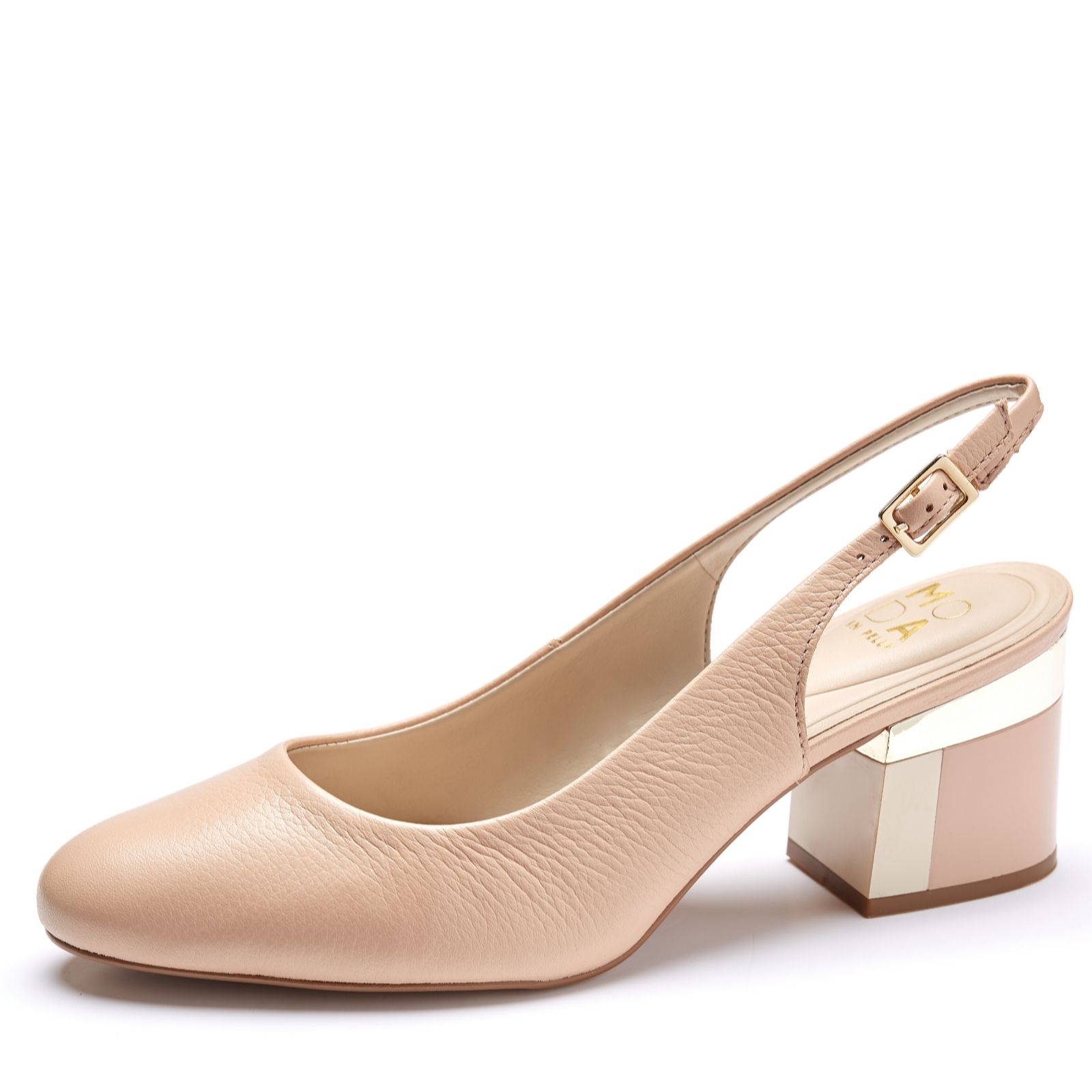 moda in pelle court shoes