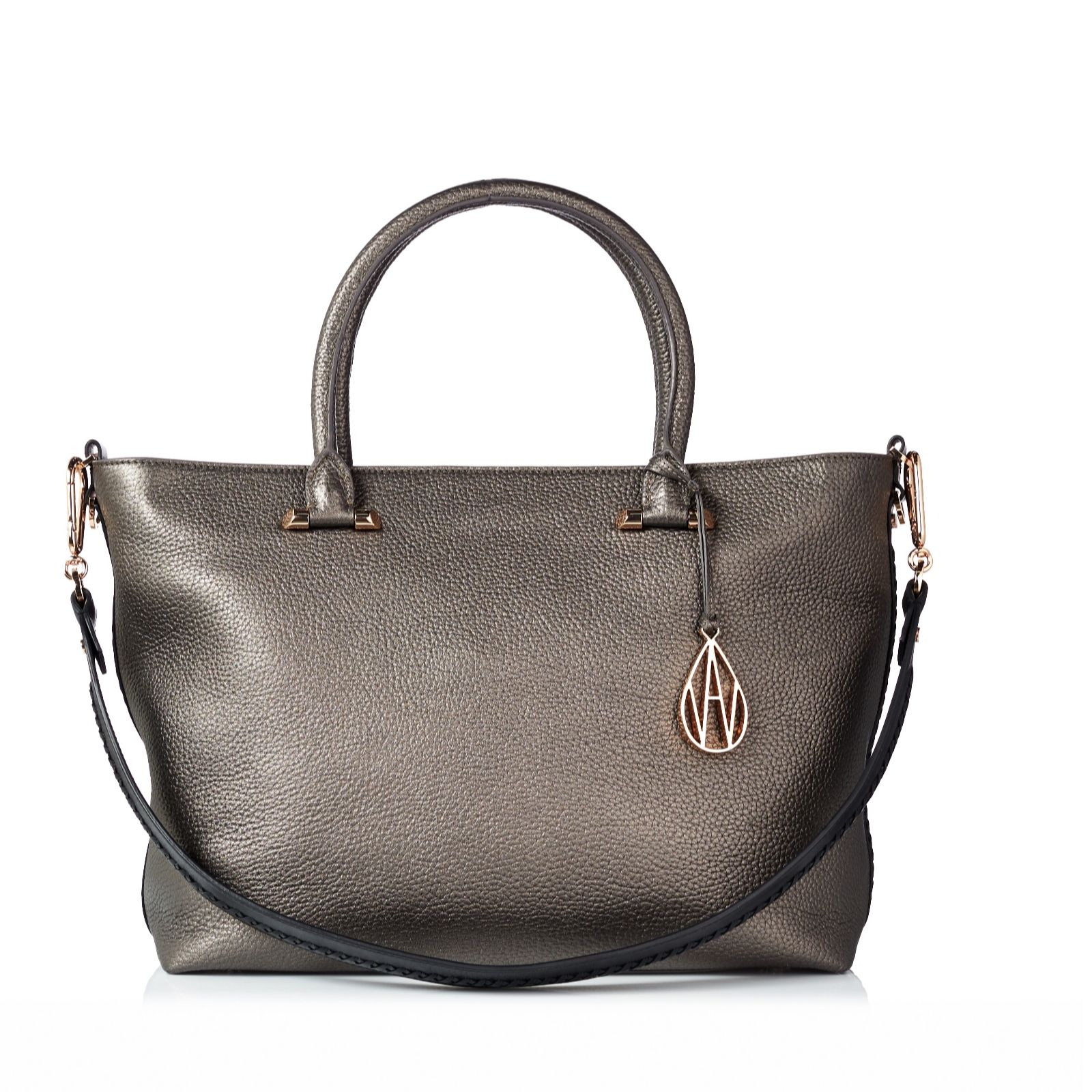 Amanda Wakeley The Campbell Leather Tote Bag QVC UK