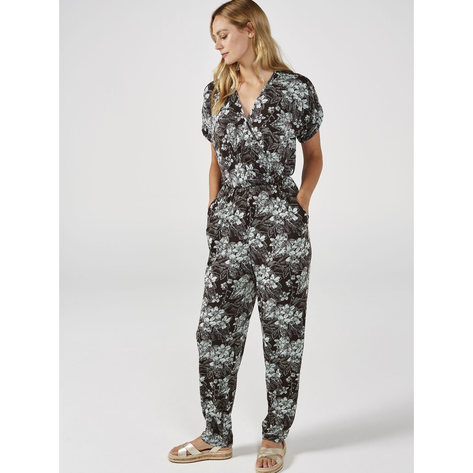 tulip sleeve jumpsuit