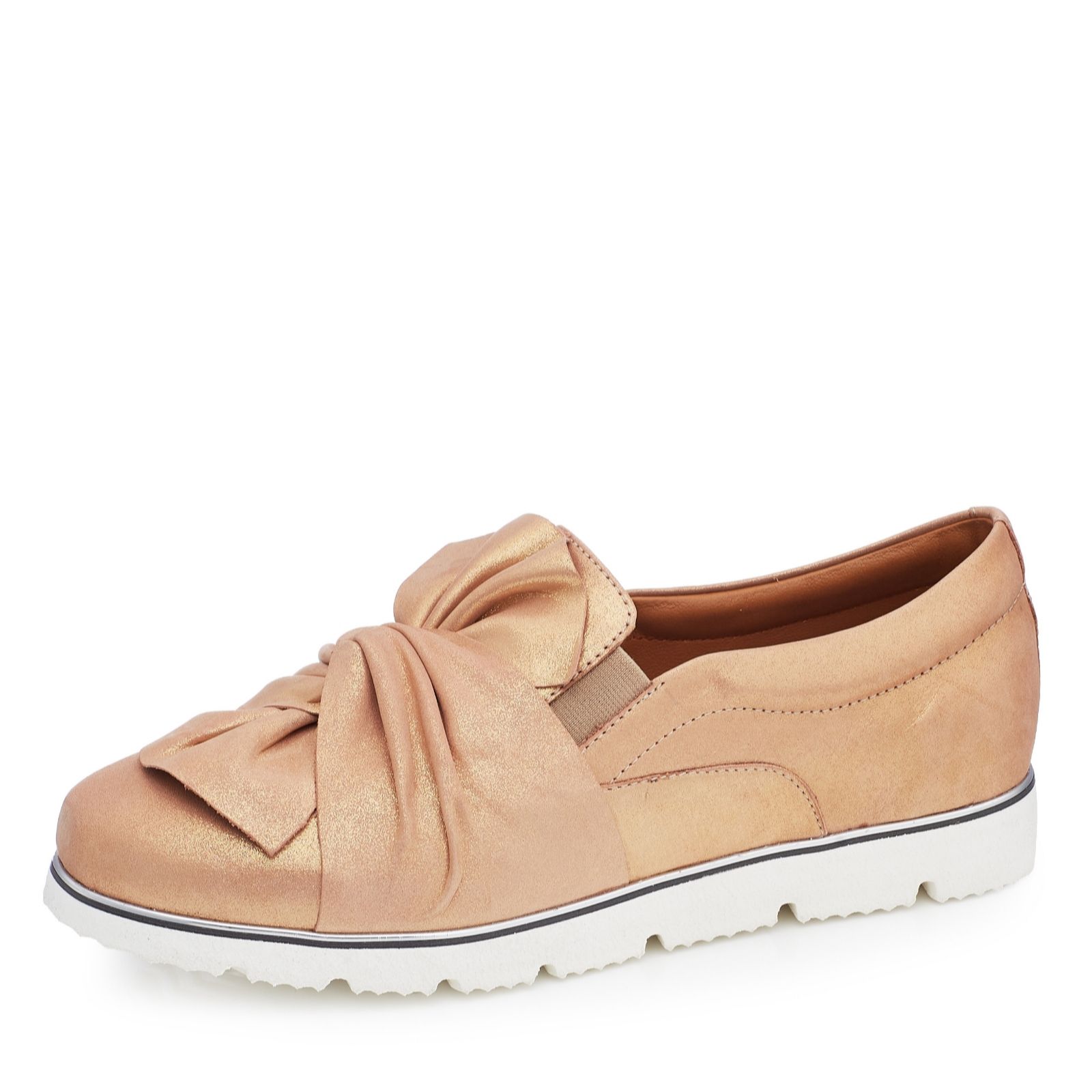 moda in pelle leather trainers