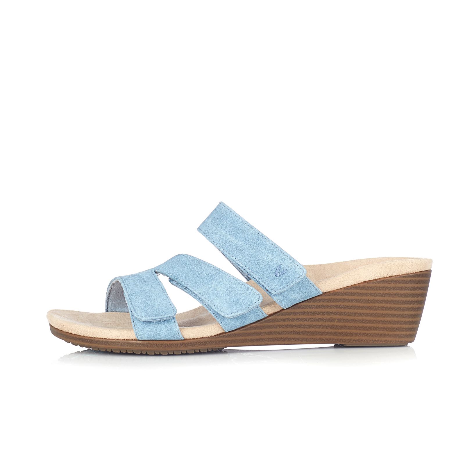 deanna leather and jute wedge
