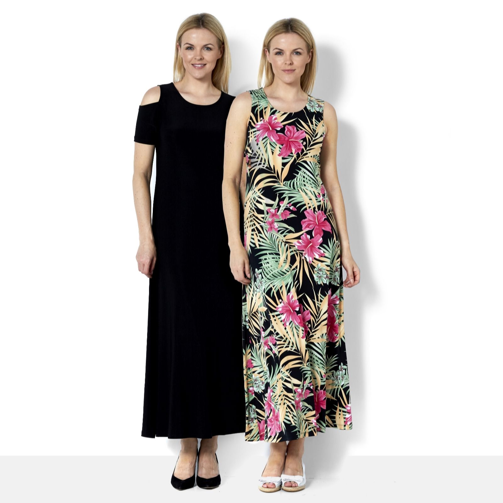 qvc renee maxi dress