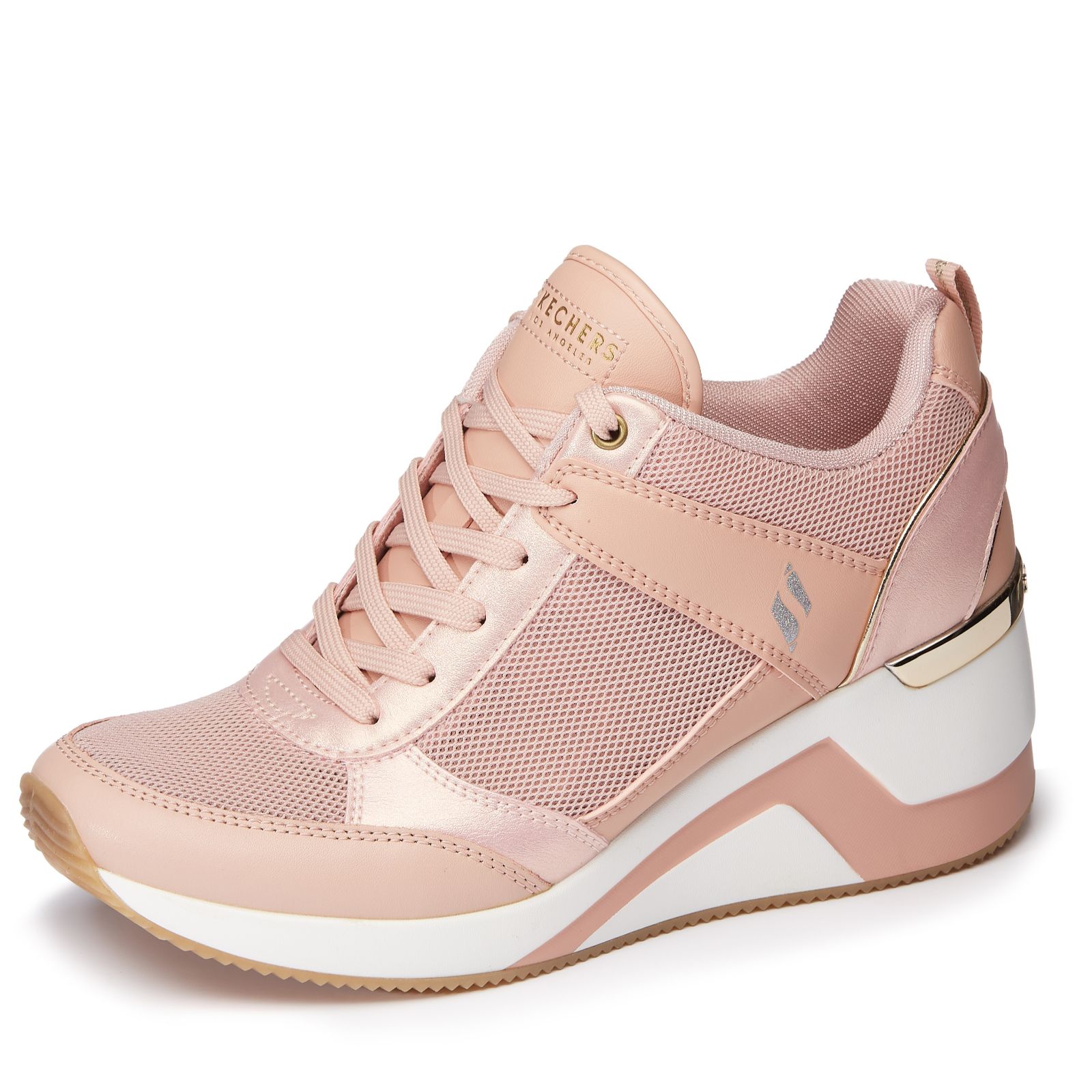 skechers wedge trainers