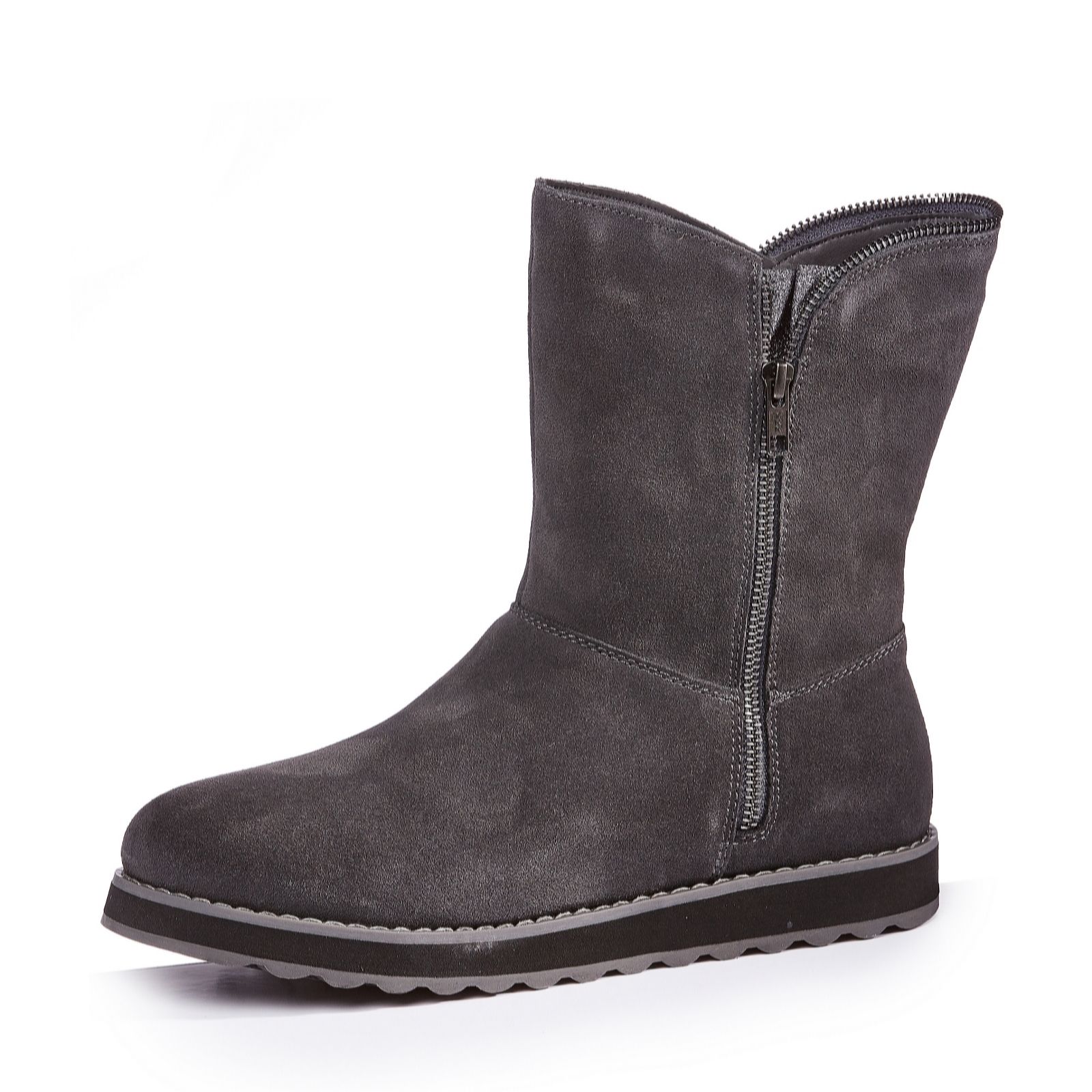 skechers side zip boots