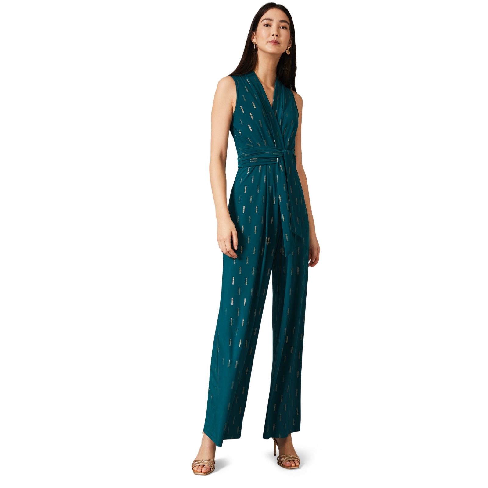 phase eight foil jumpsuit