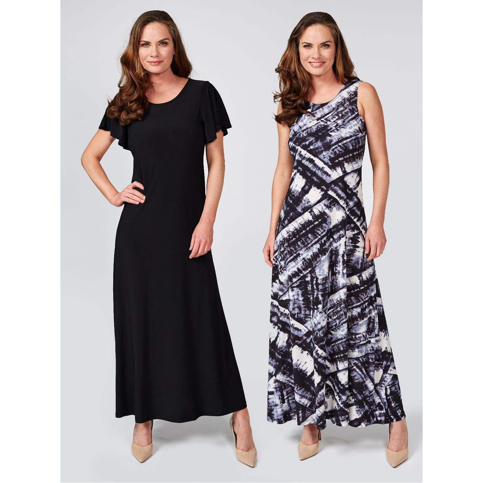 qvc renee maxi dress