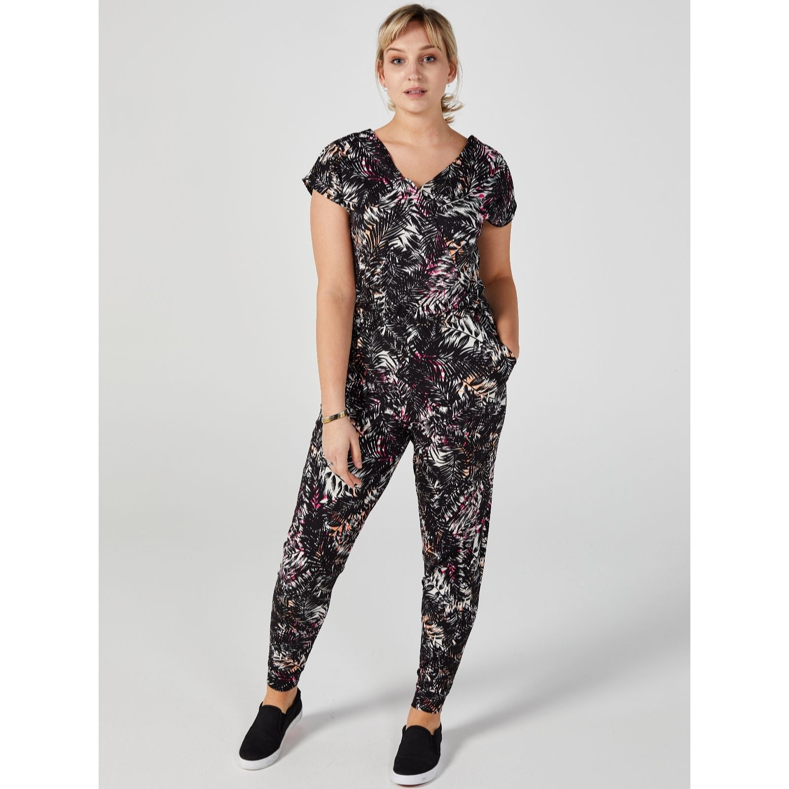 petite jogger jumpsuit