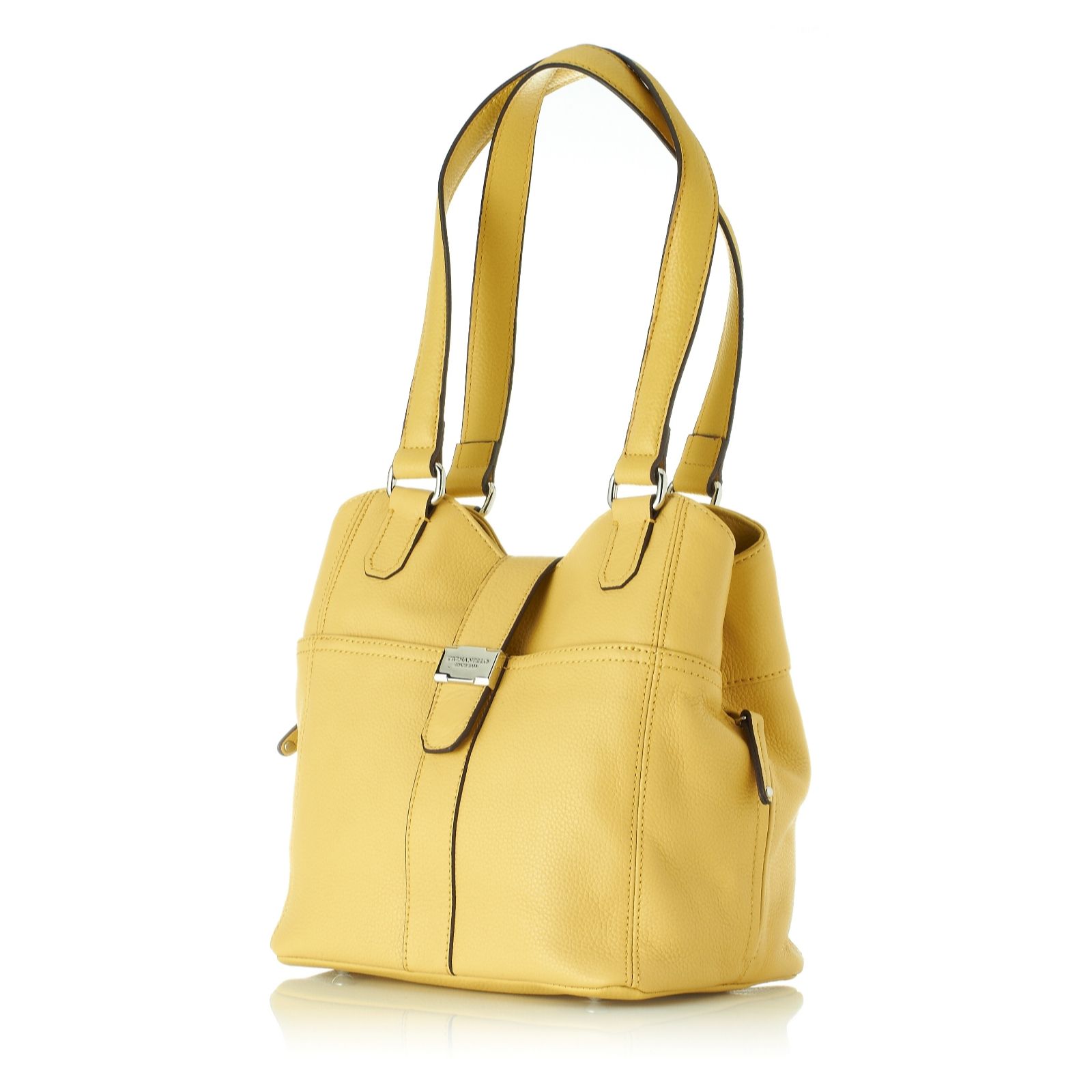 Tignanello Leather Shopper Bag QVC UK