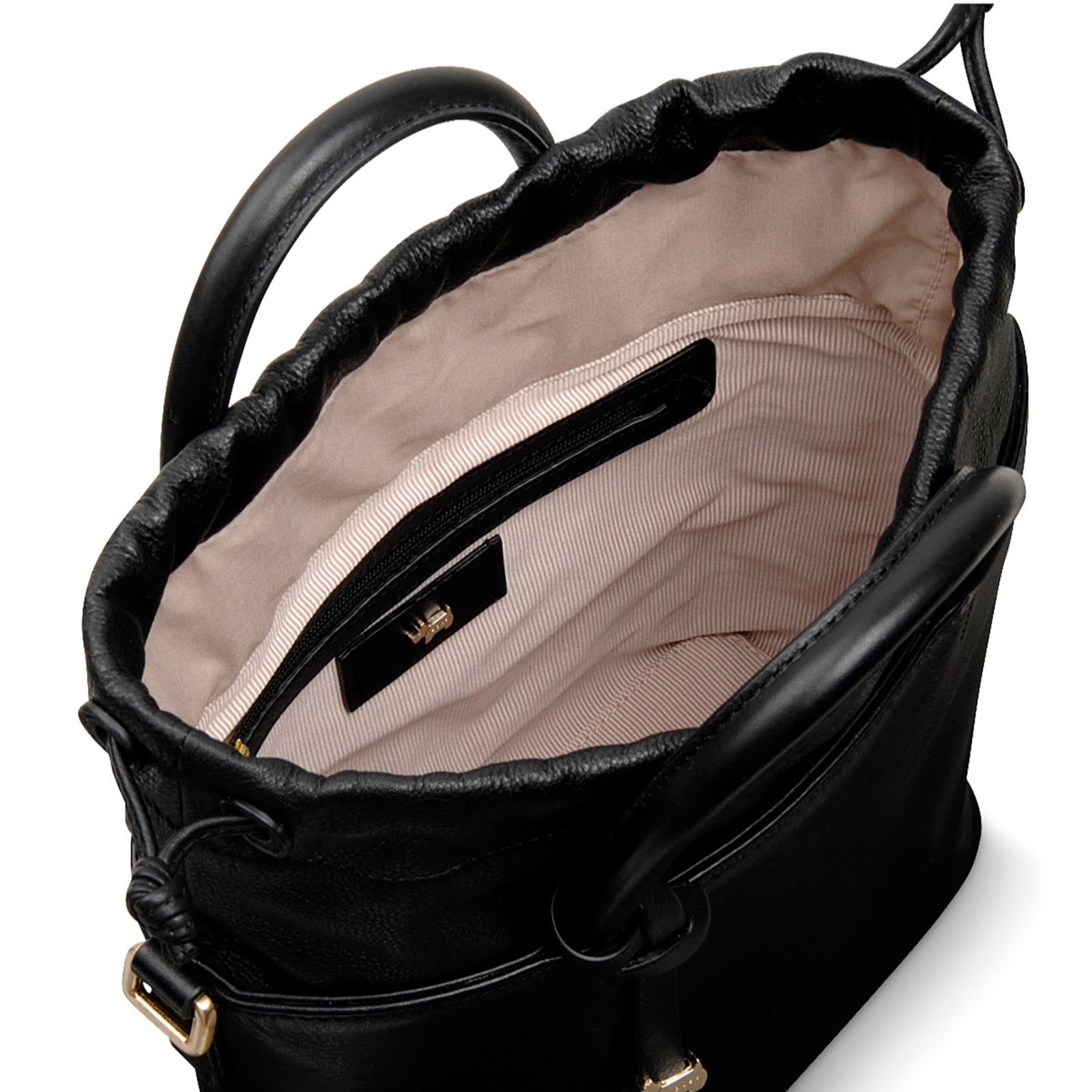 Radley Knitters Close Small Bucket Drawstring Bag QVC UK