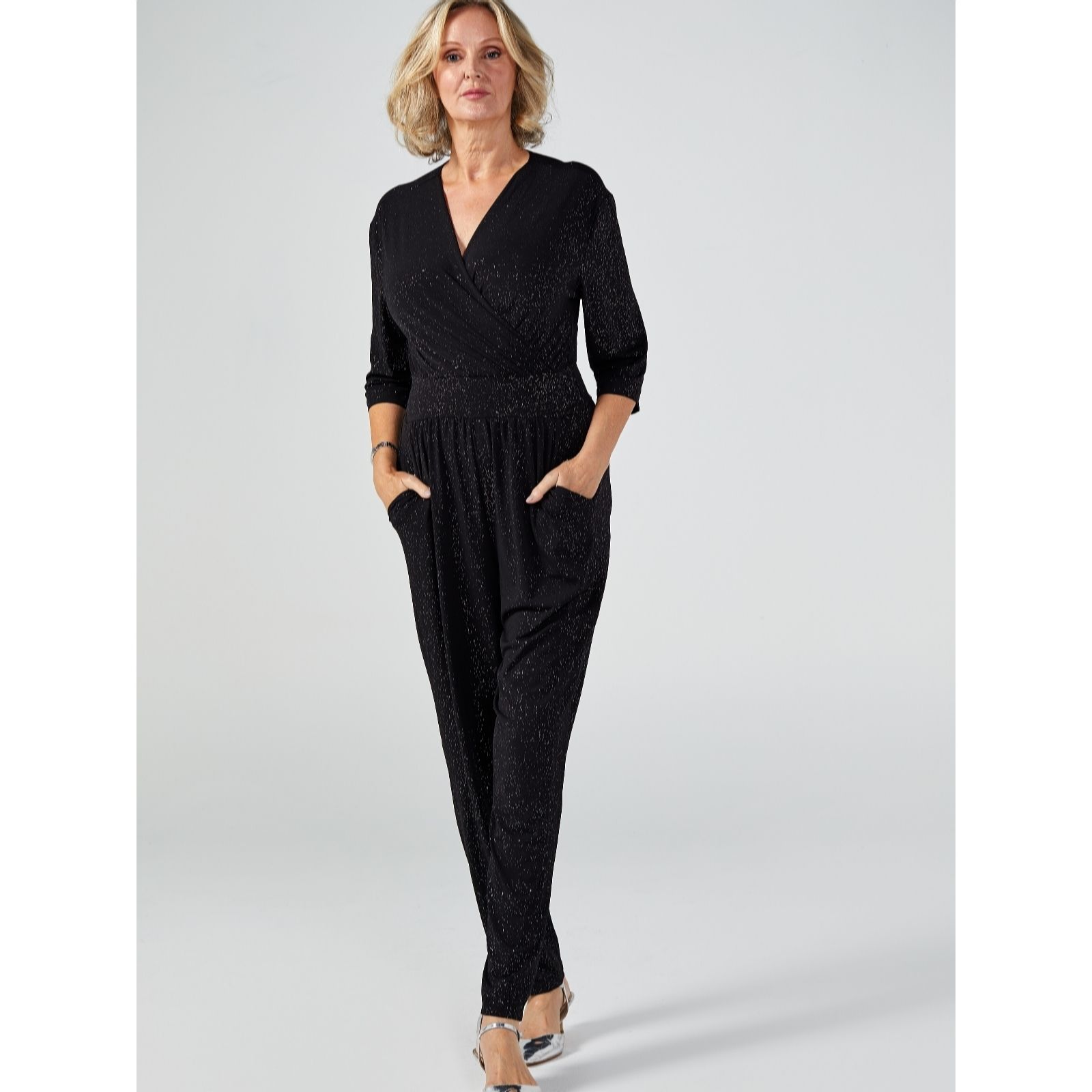 qvc kim and co jumpsuit petite