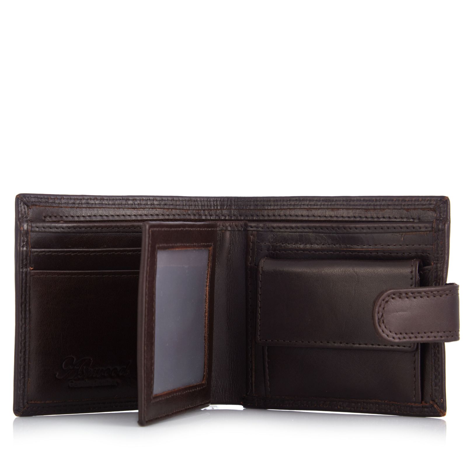 Ashwood Mens Leather Wallet in Gift Box QVC UK