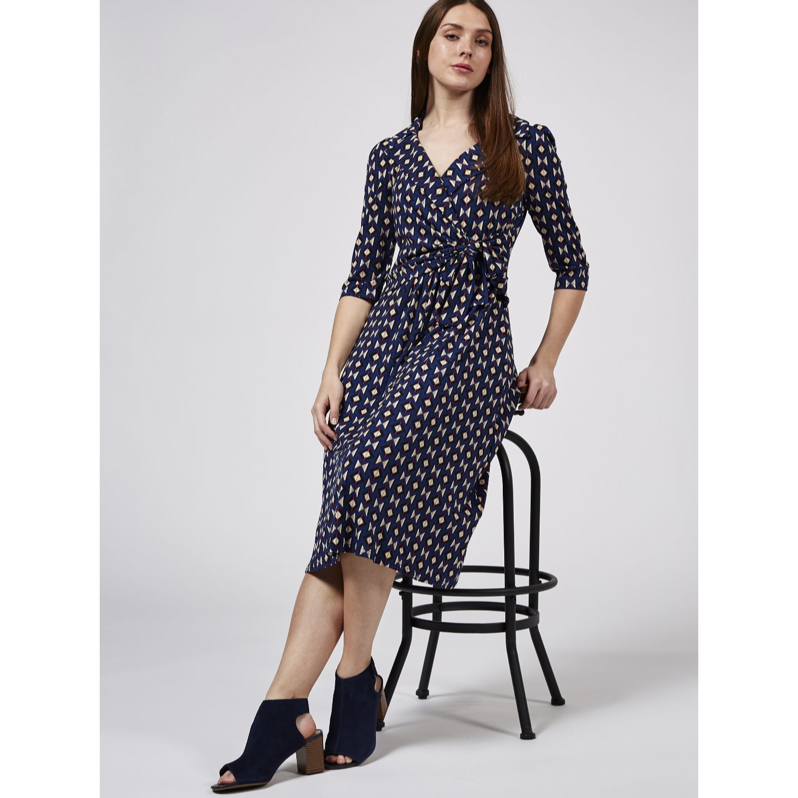 jolie moi wrap dress