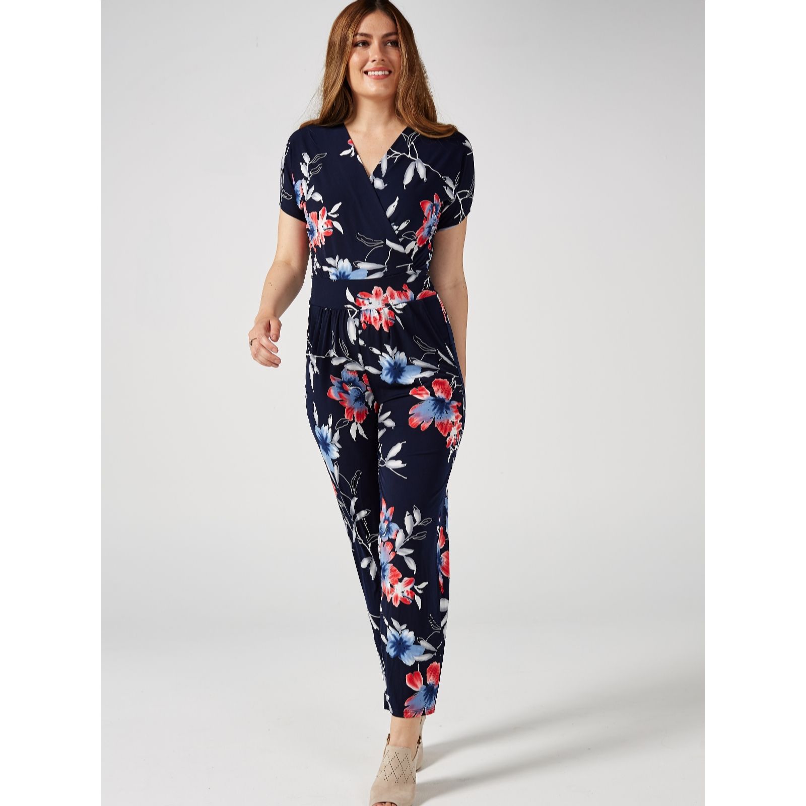 qvc kim and co jumpsuit petite