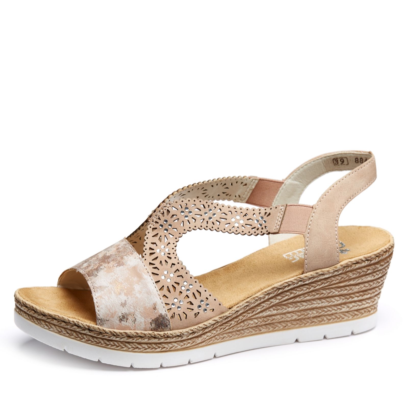 rieker wedge sandals uk