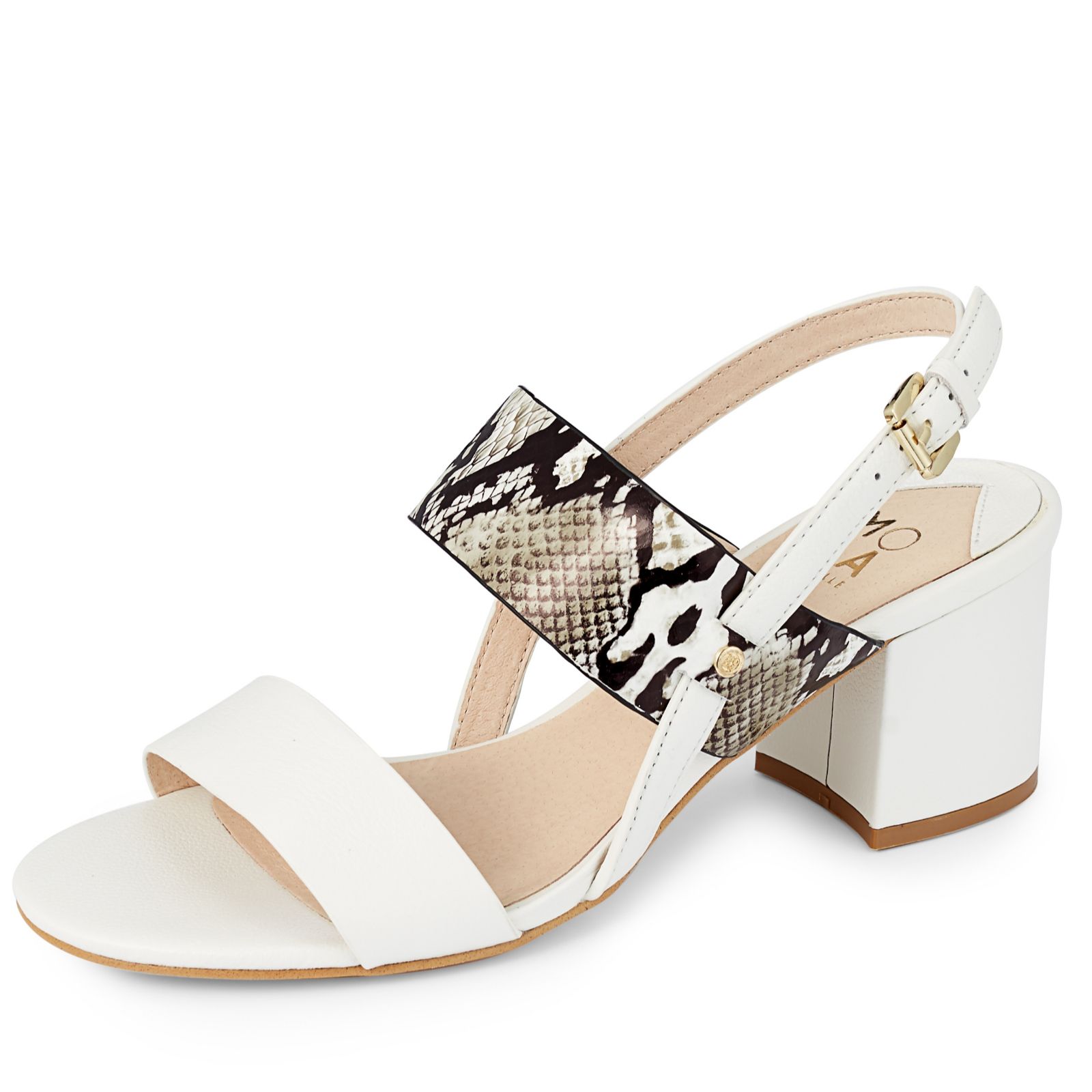 moda in pelle lodrana block heel sandal
