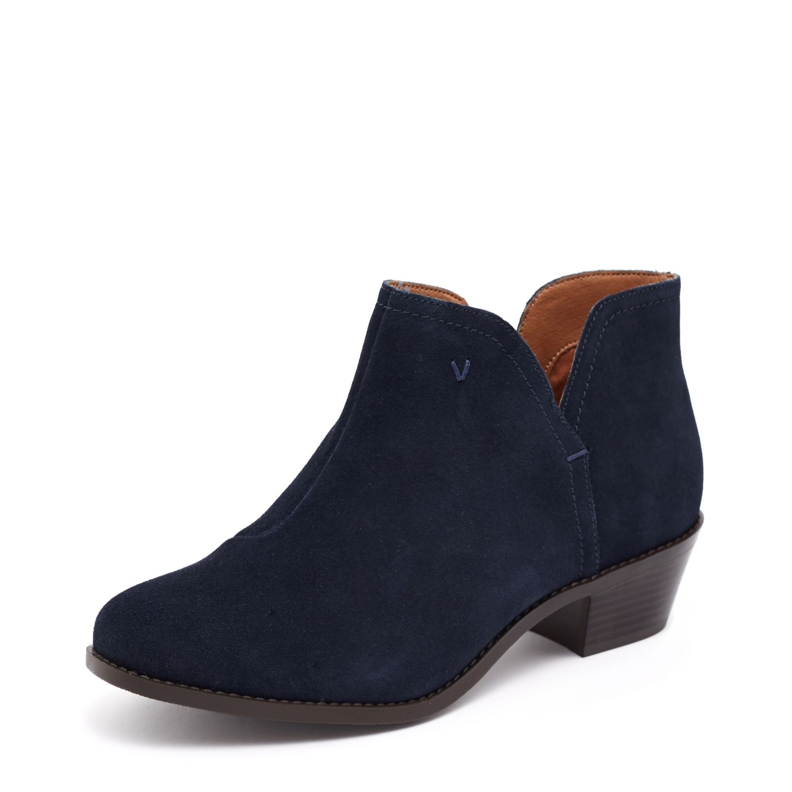vionic ankle boots qvc