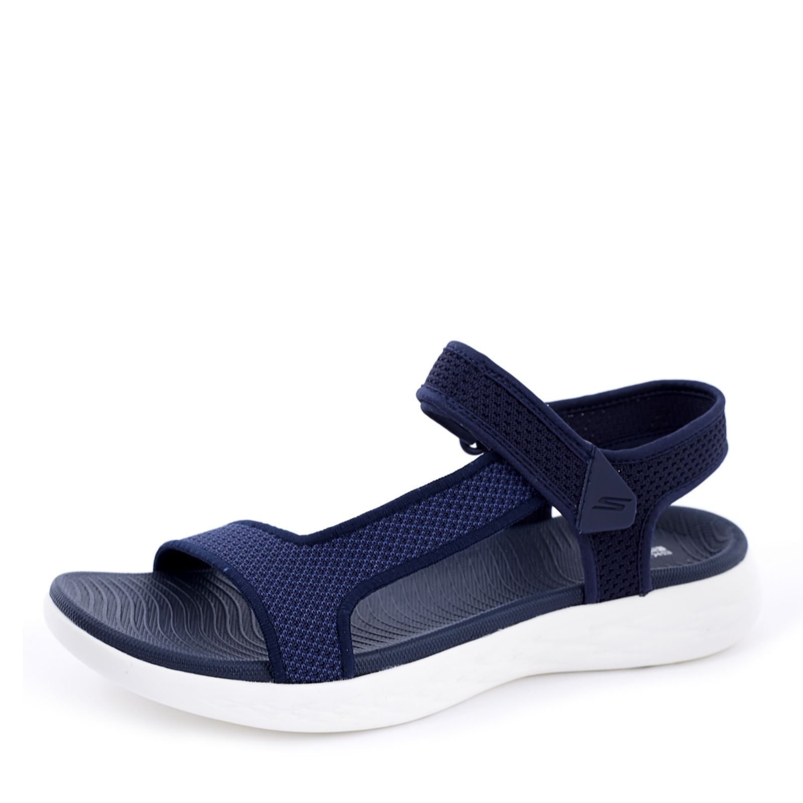 Skechers On The Go 600 Rubix Knit Upper Strap Sandal Qvc Uk