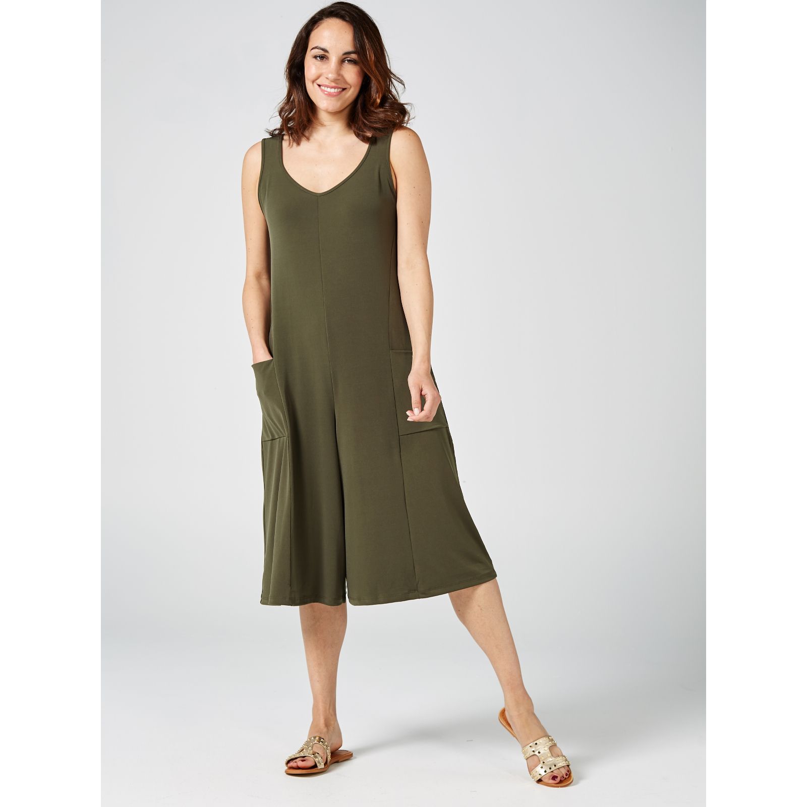 kim and co gaucho jumpsuit