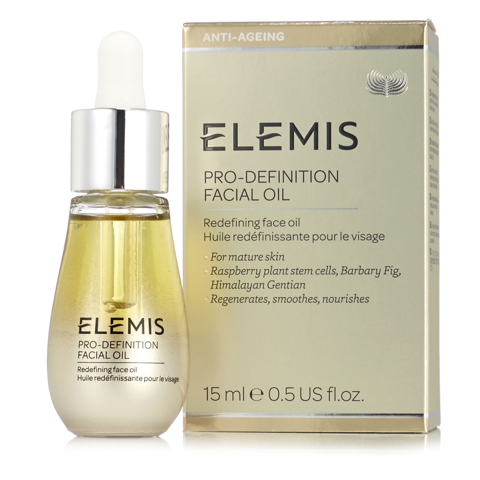 Elemis Pro Definition Facial Oil 15ml QVC UK