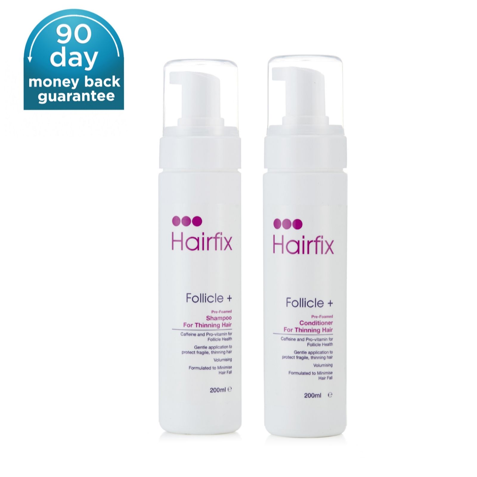 Hairfix Follicle Plus Shampoo & Conditioner For Thinning Hair 250ml