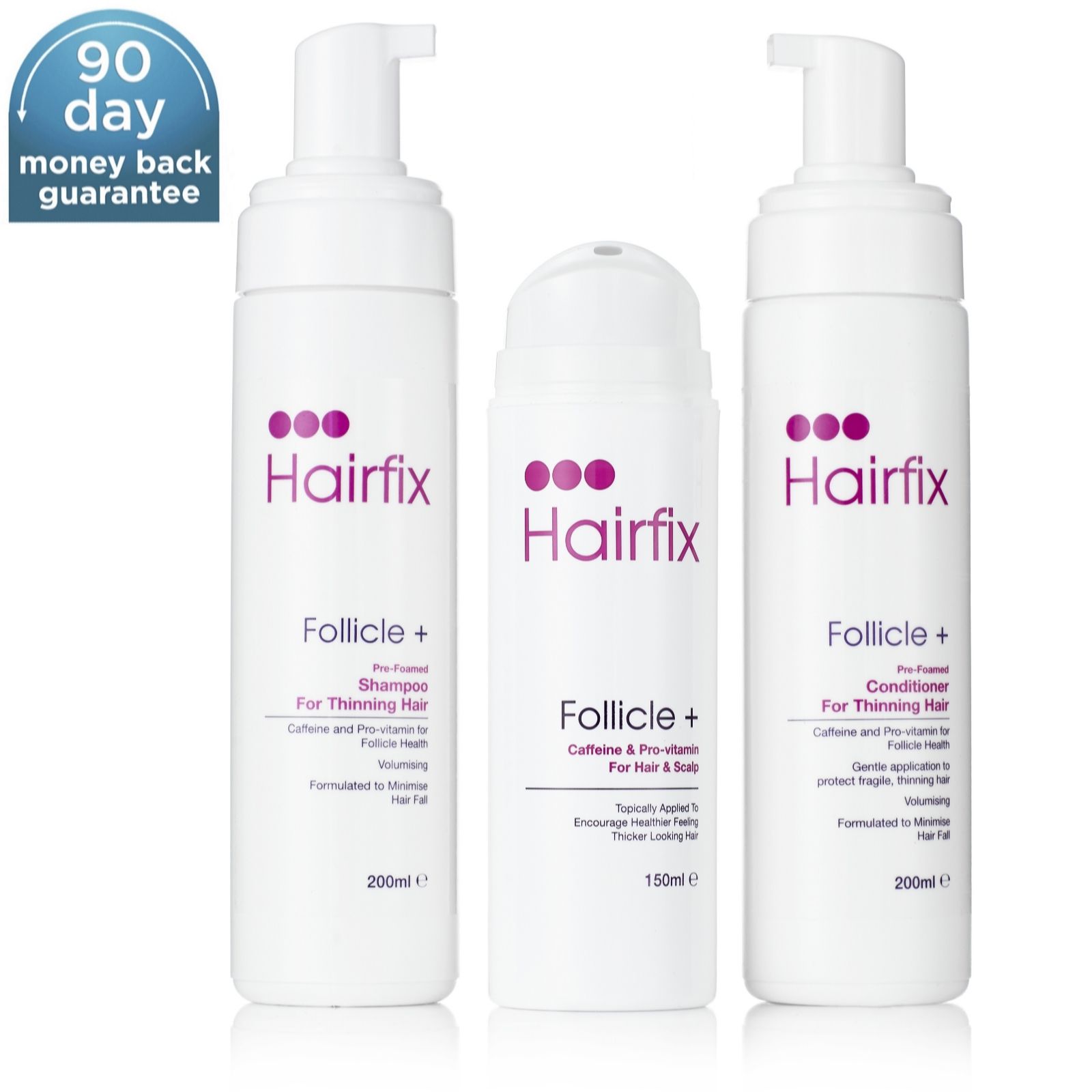 Hairfix 3 Piece Follicle Plus Collection QVC UK