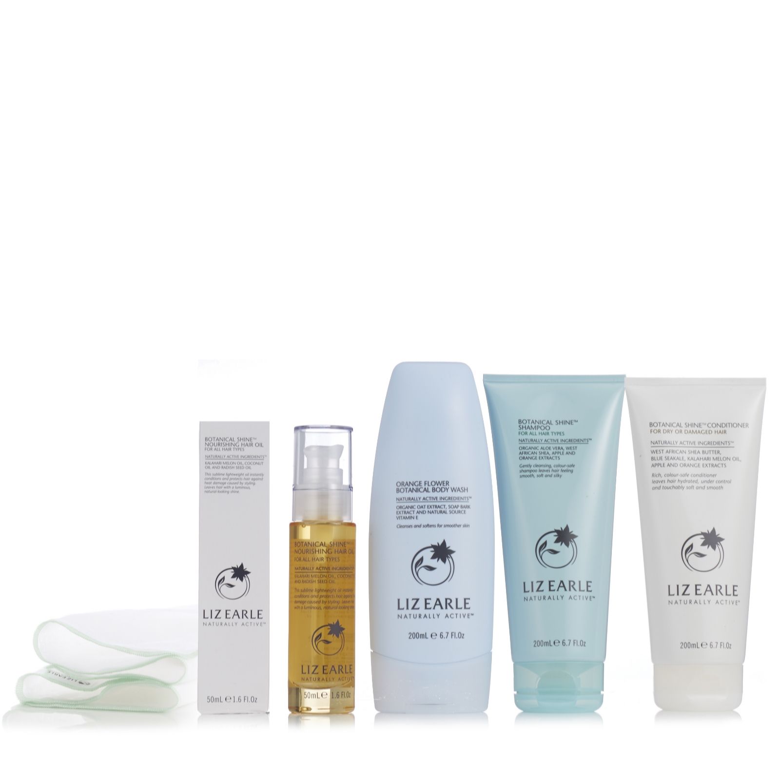Liz Earle 4 Piece Rise Shine Hair Body Collection Qvc Uk